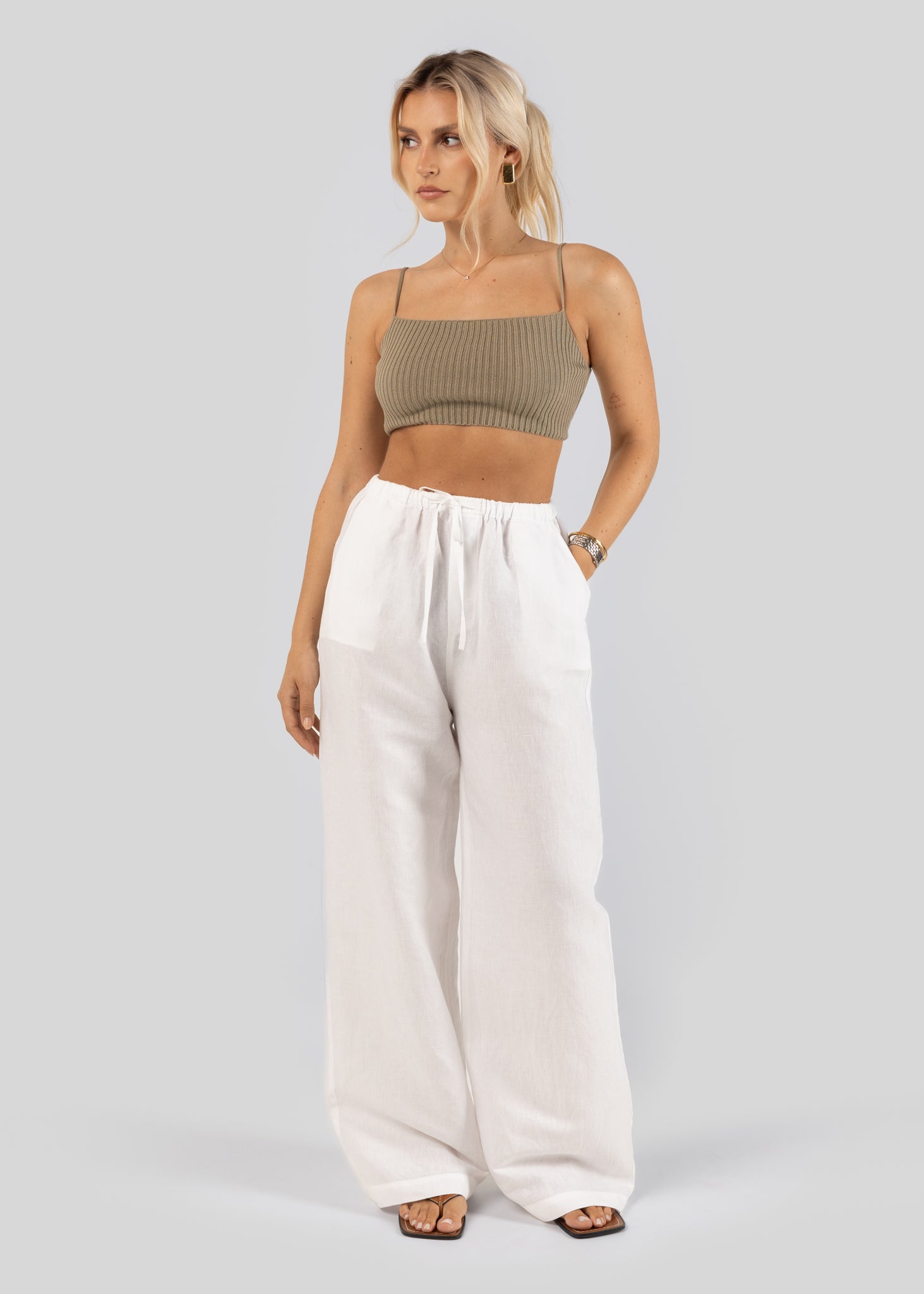 Aruba Backless Top - Green