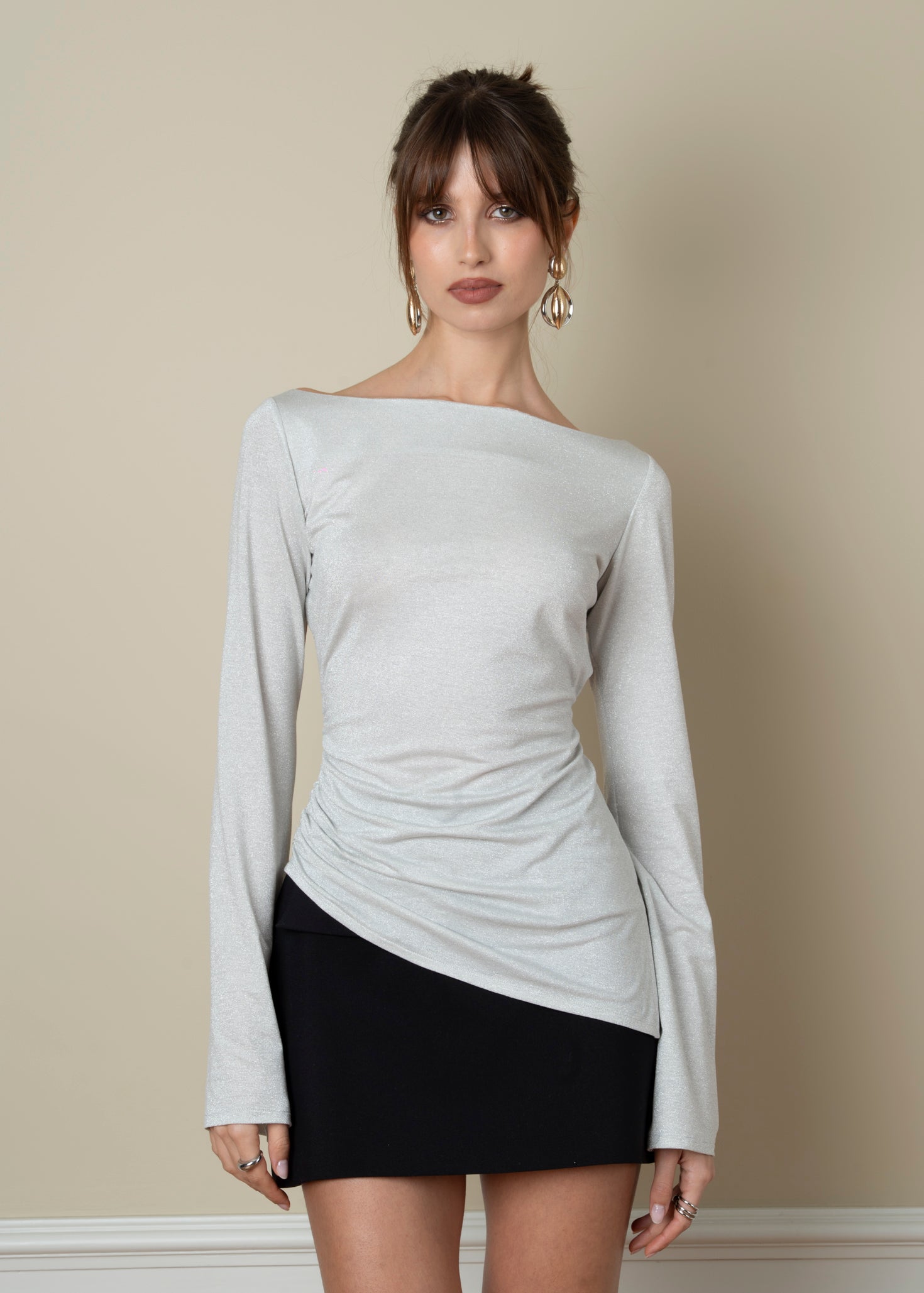 Steel Open Back Top