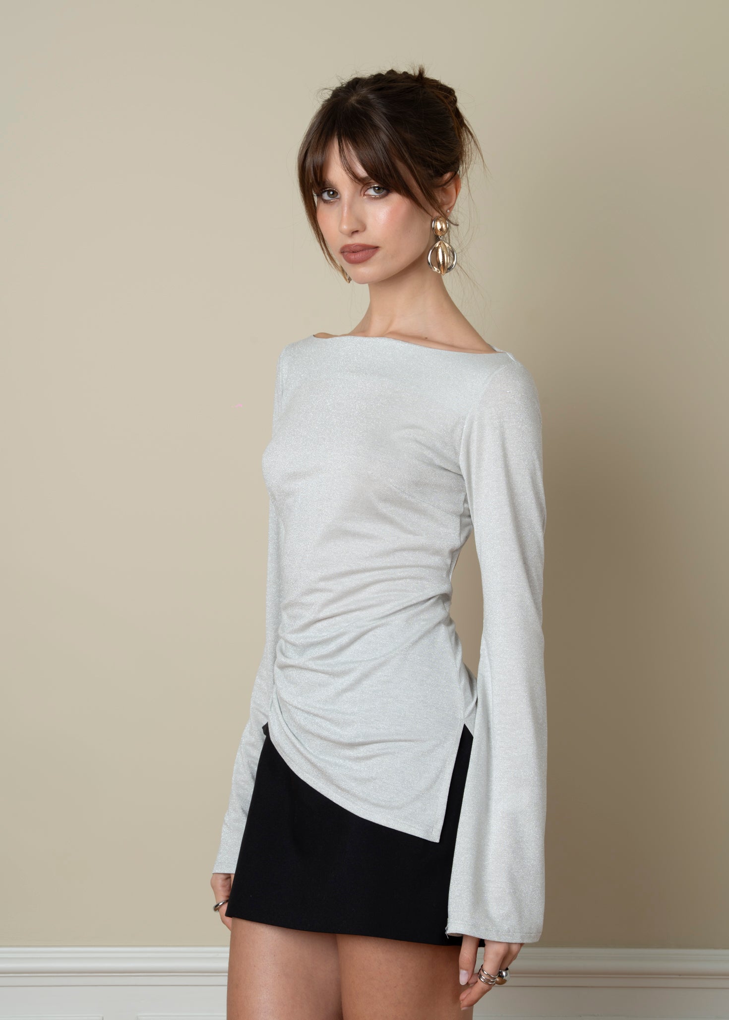 Steel Open Back Top