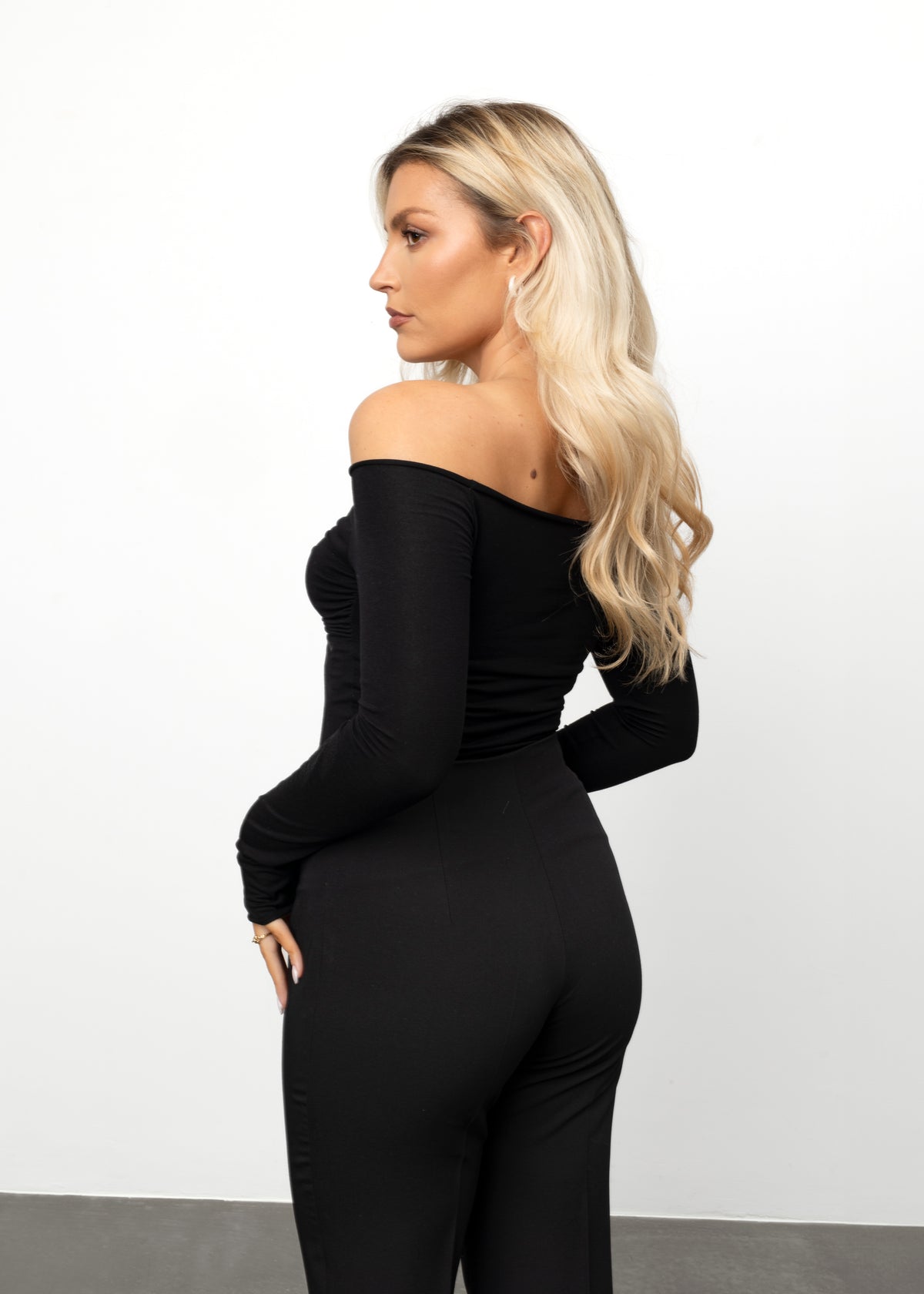 Shimmery Top - Black