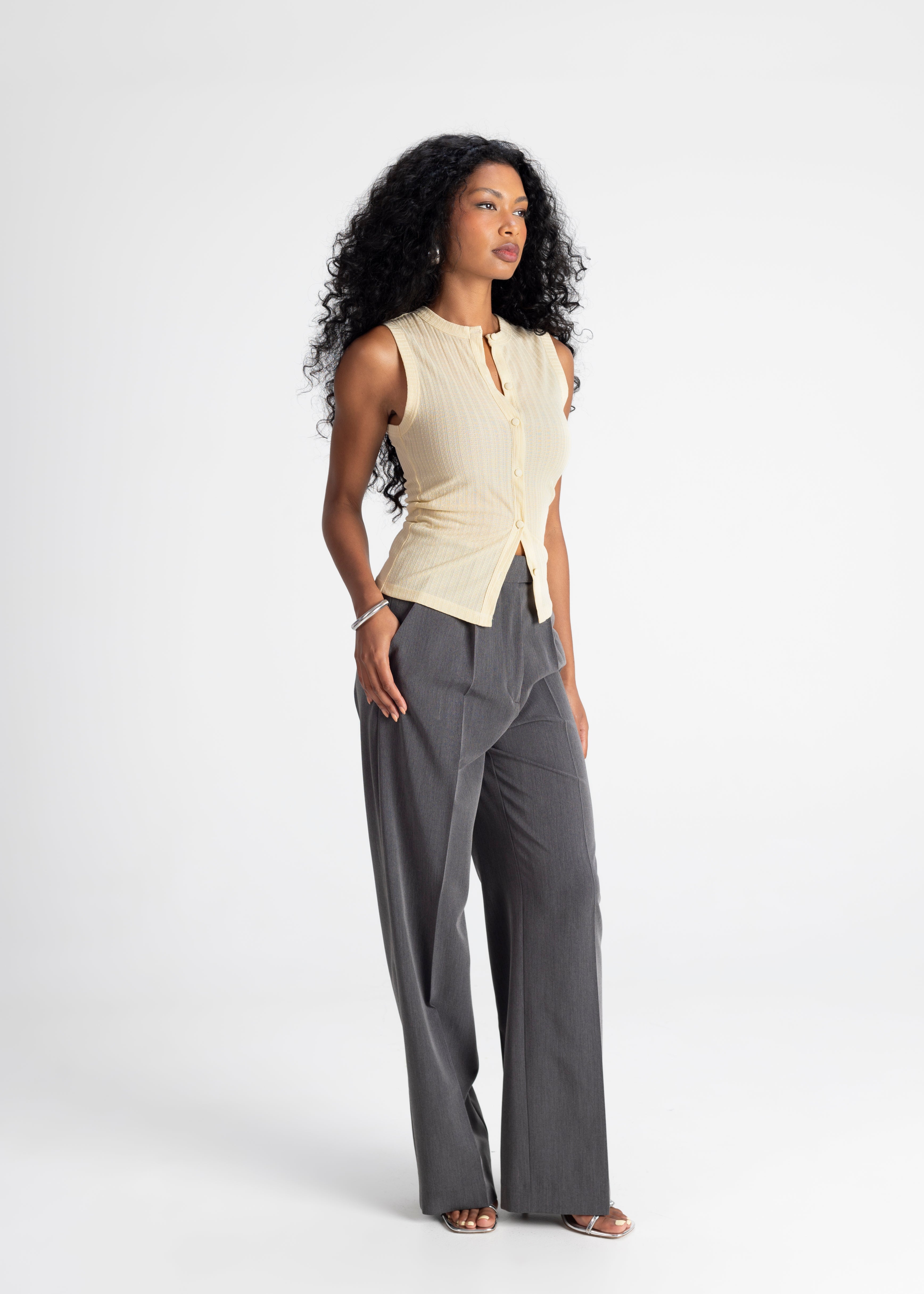 Jagger Tailored Trousers - Grey