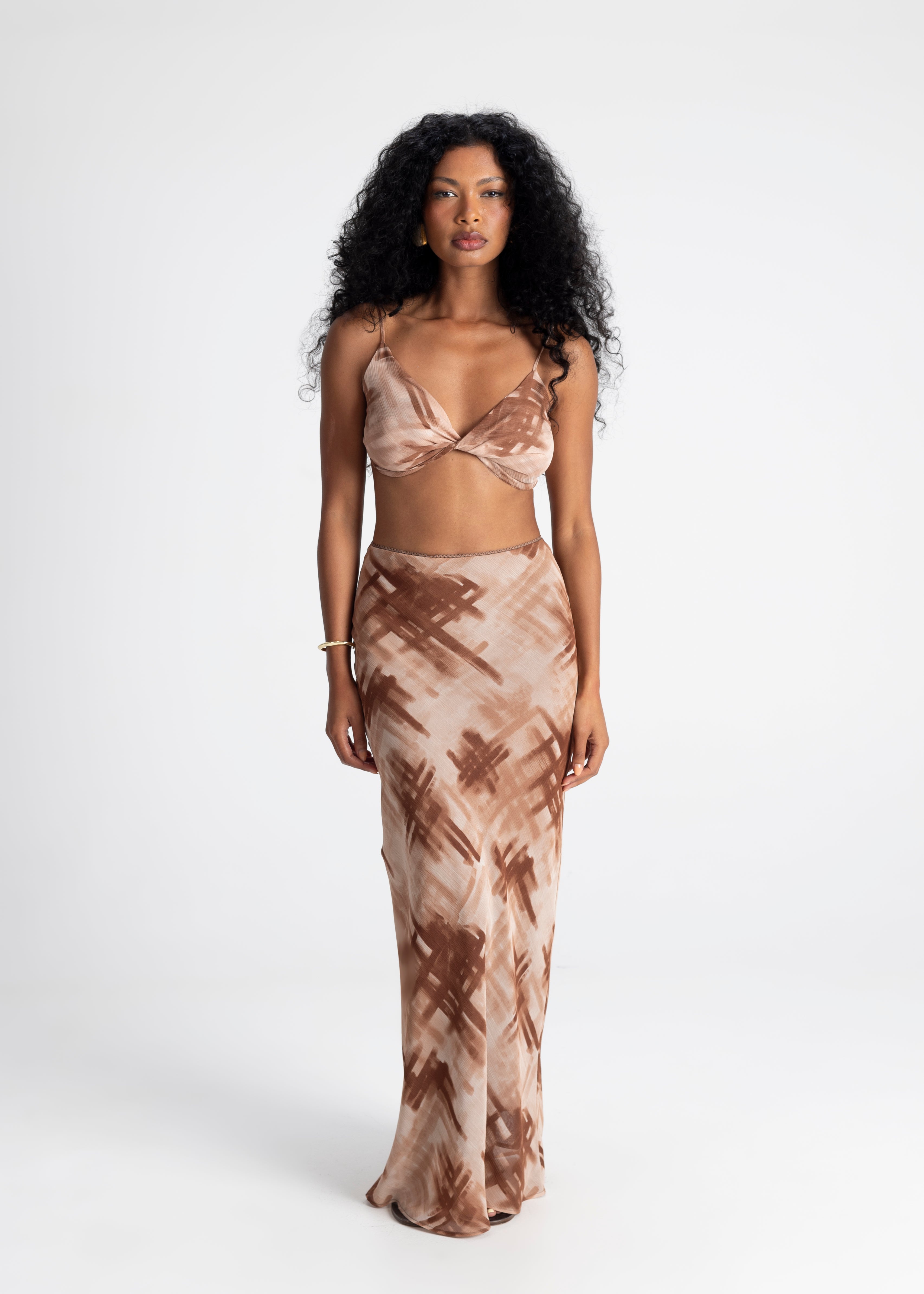 Perla Twisted Front Top