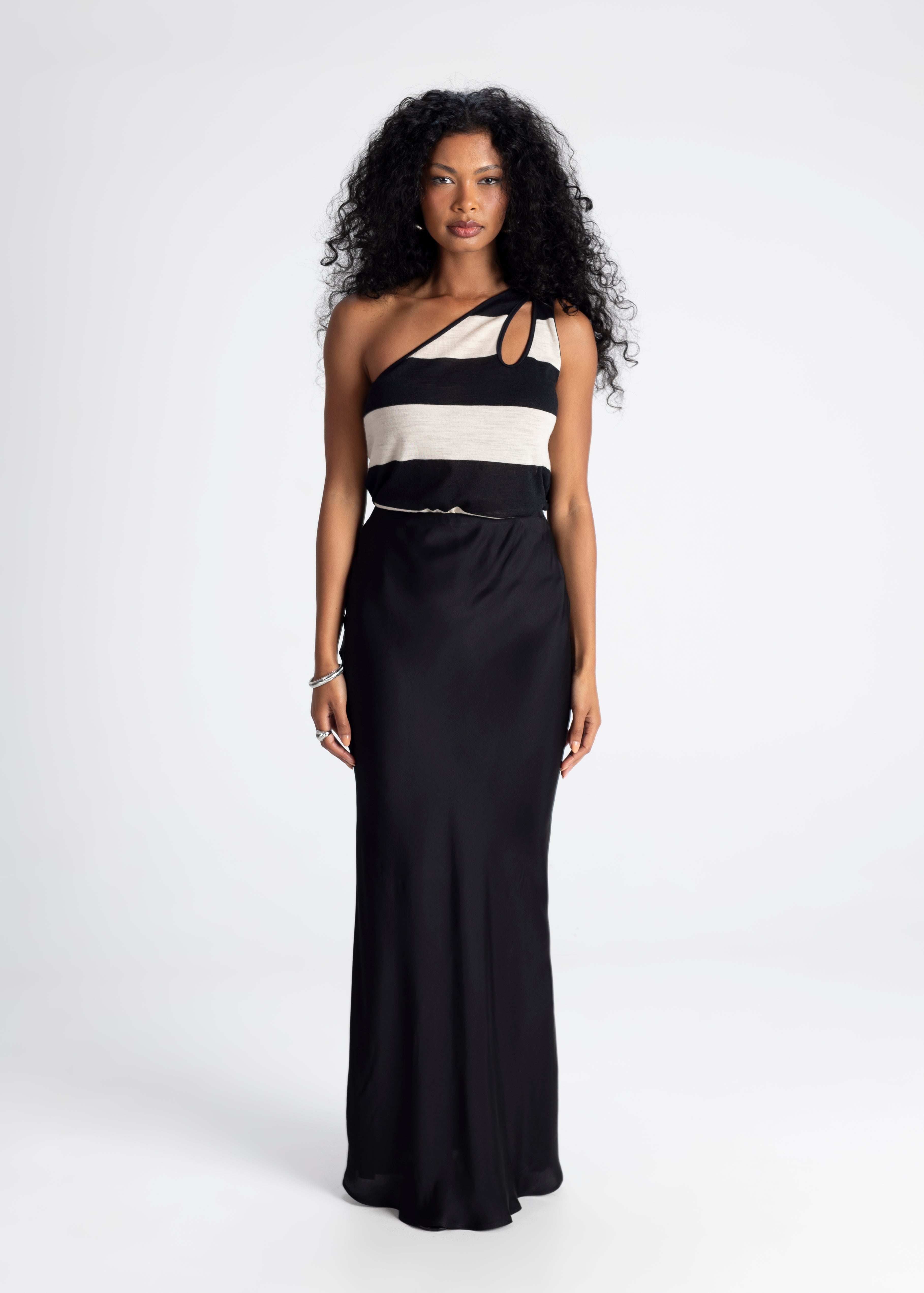 Francesca One-Shoulder Wool Top