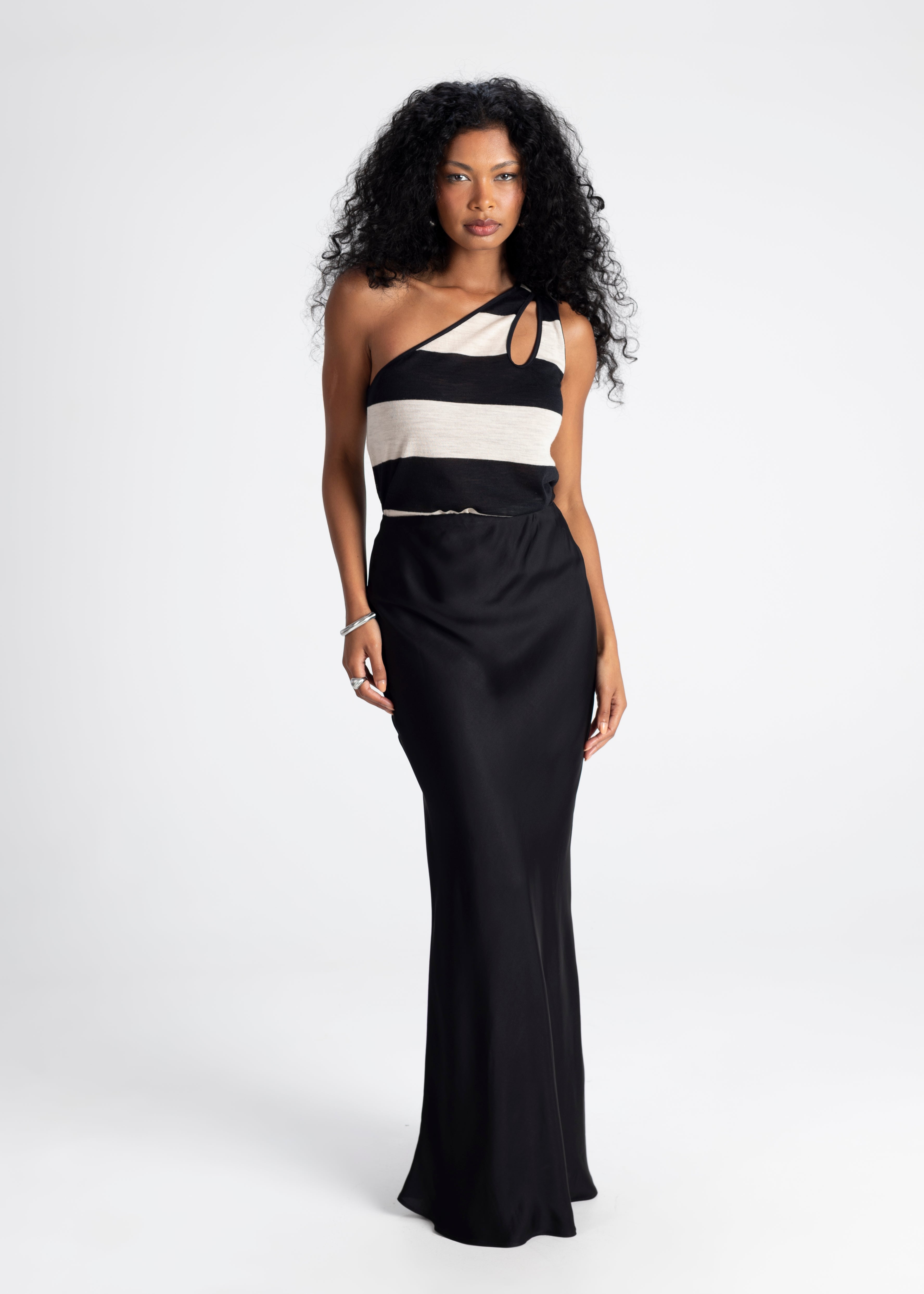 Francesca One-Shoulder Wool Top