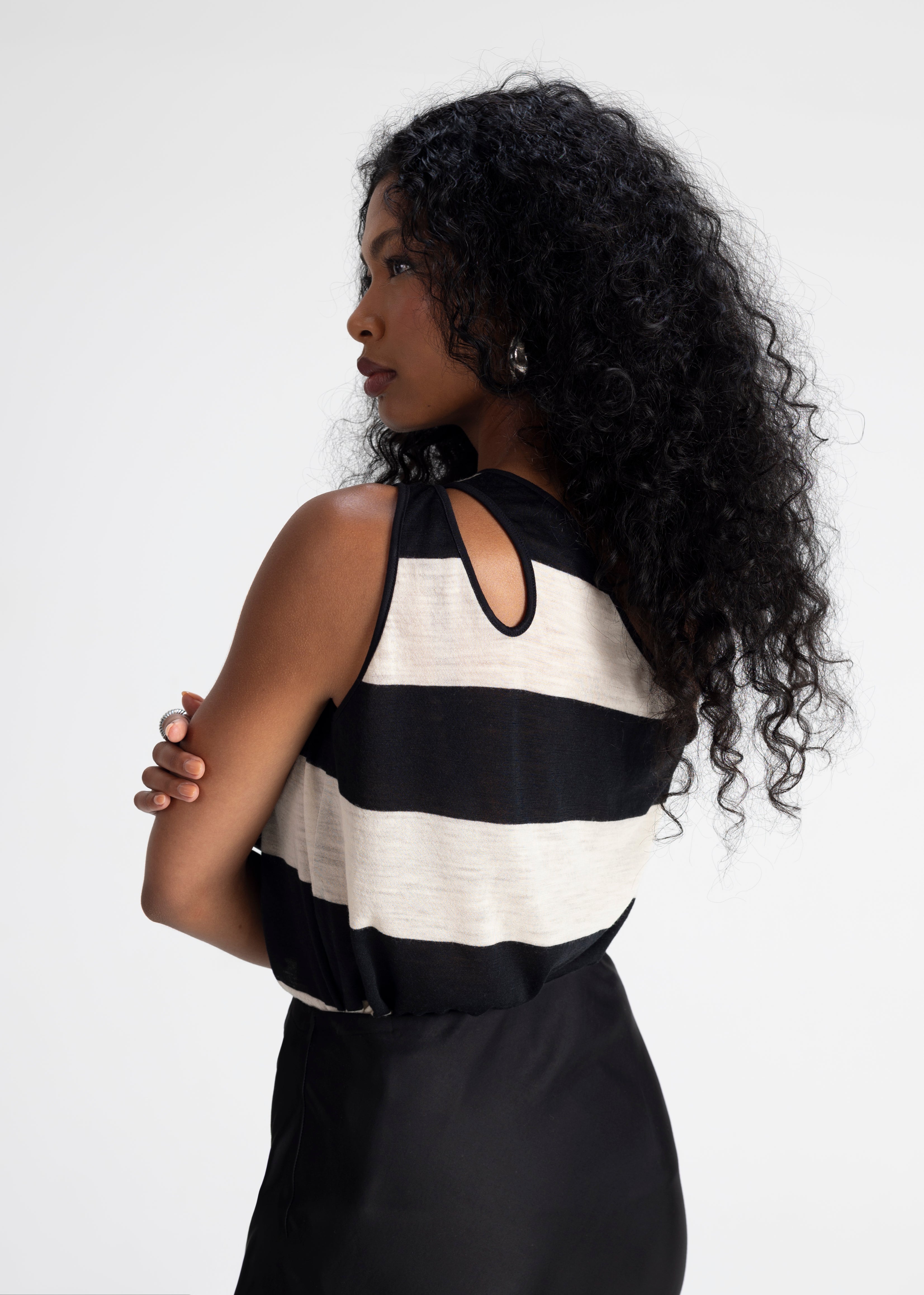 Francesca One-Shoulder Wool Top