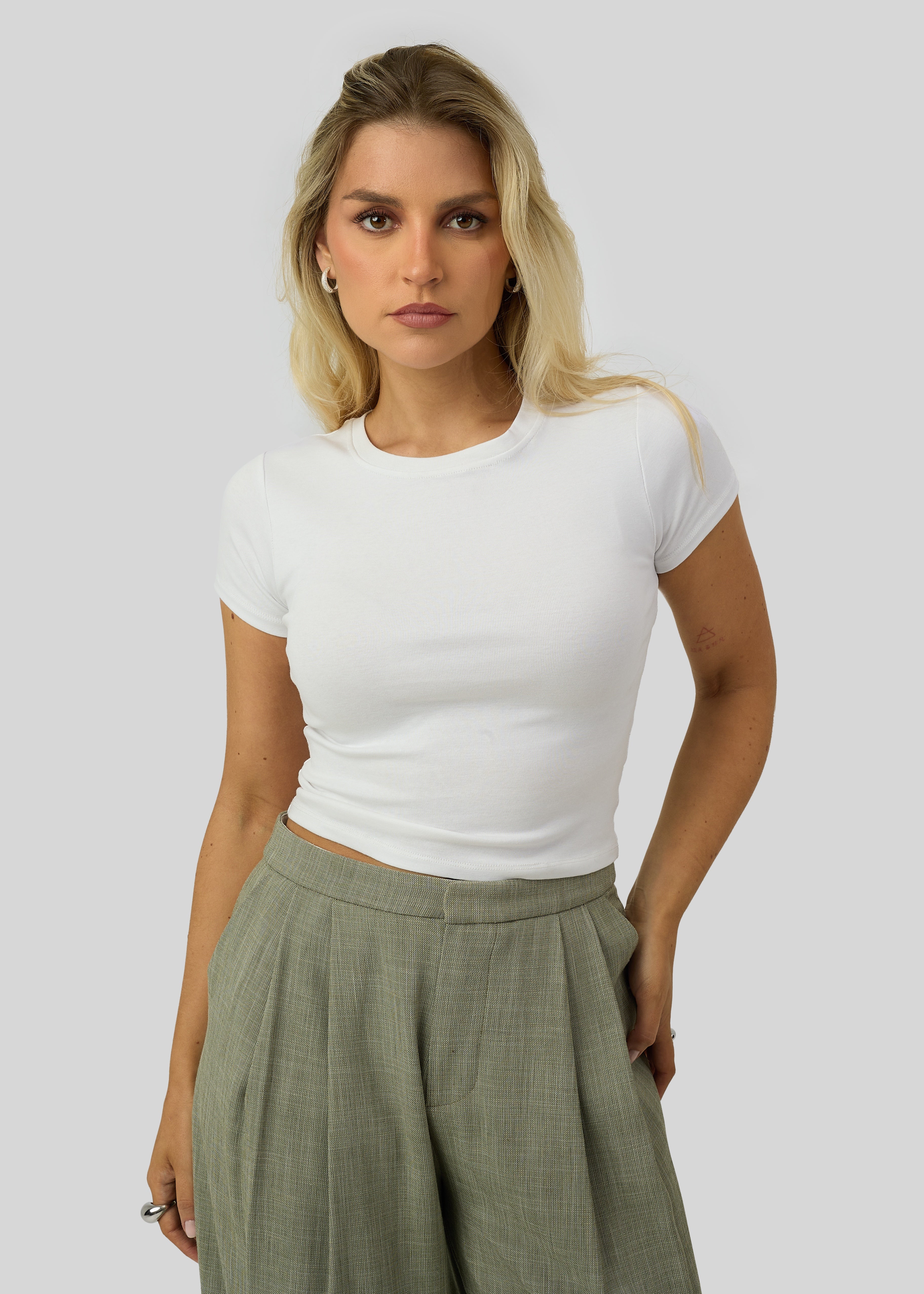 Ryder Baby Tee - White