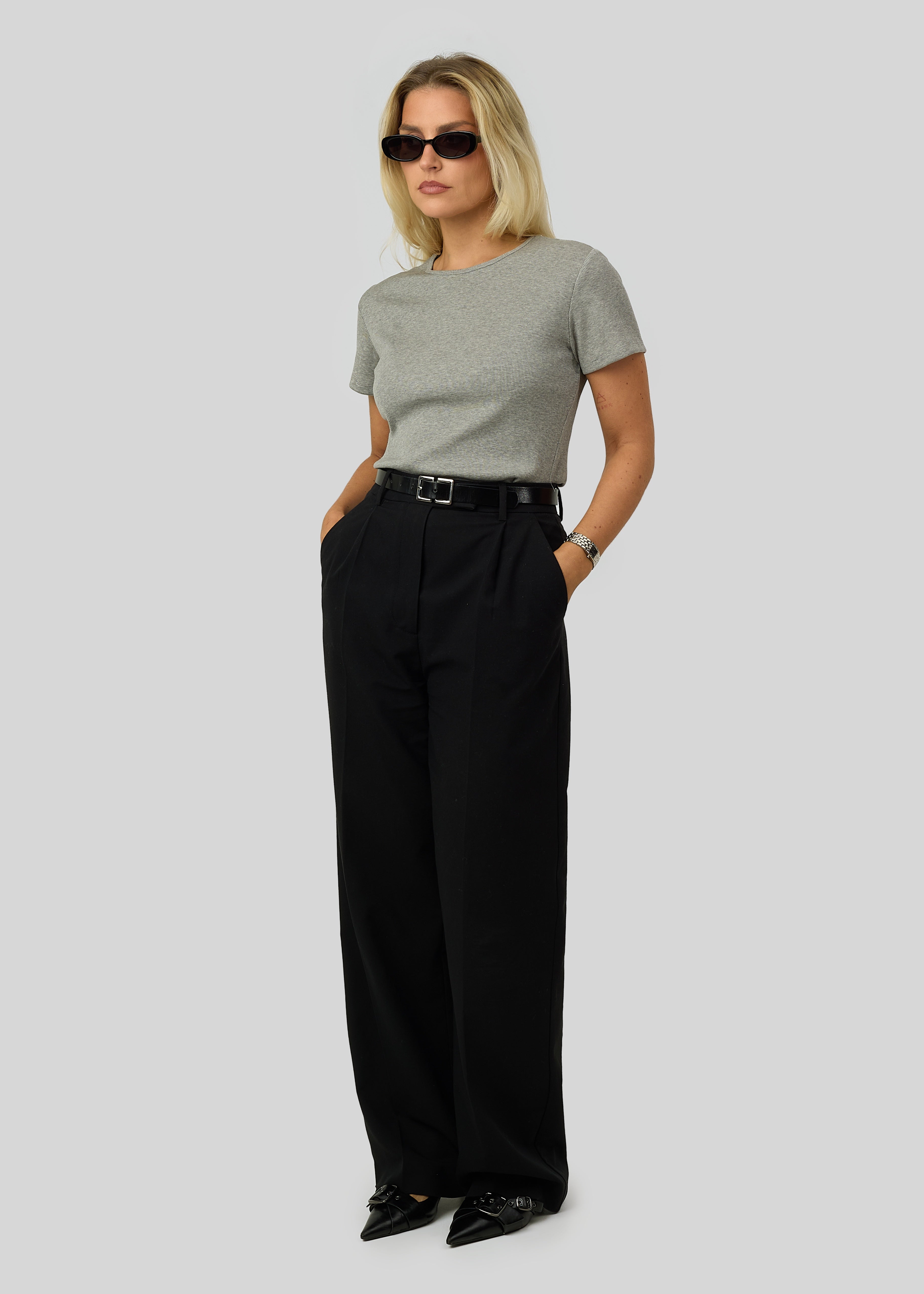 Classic Loose Ribbed T-Shirt