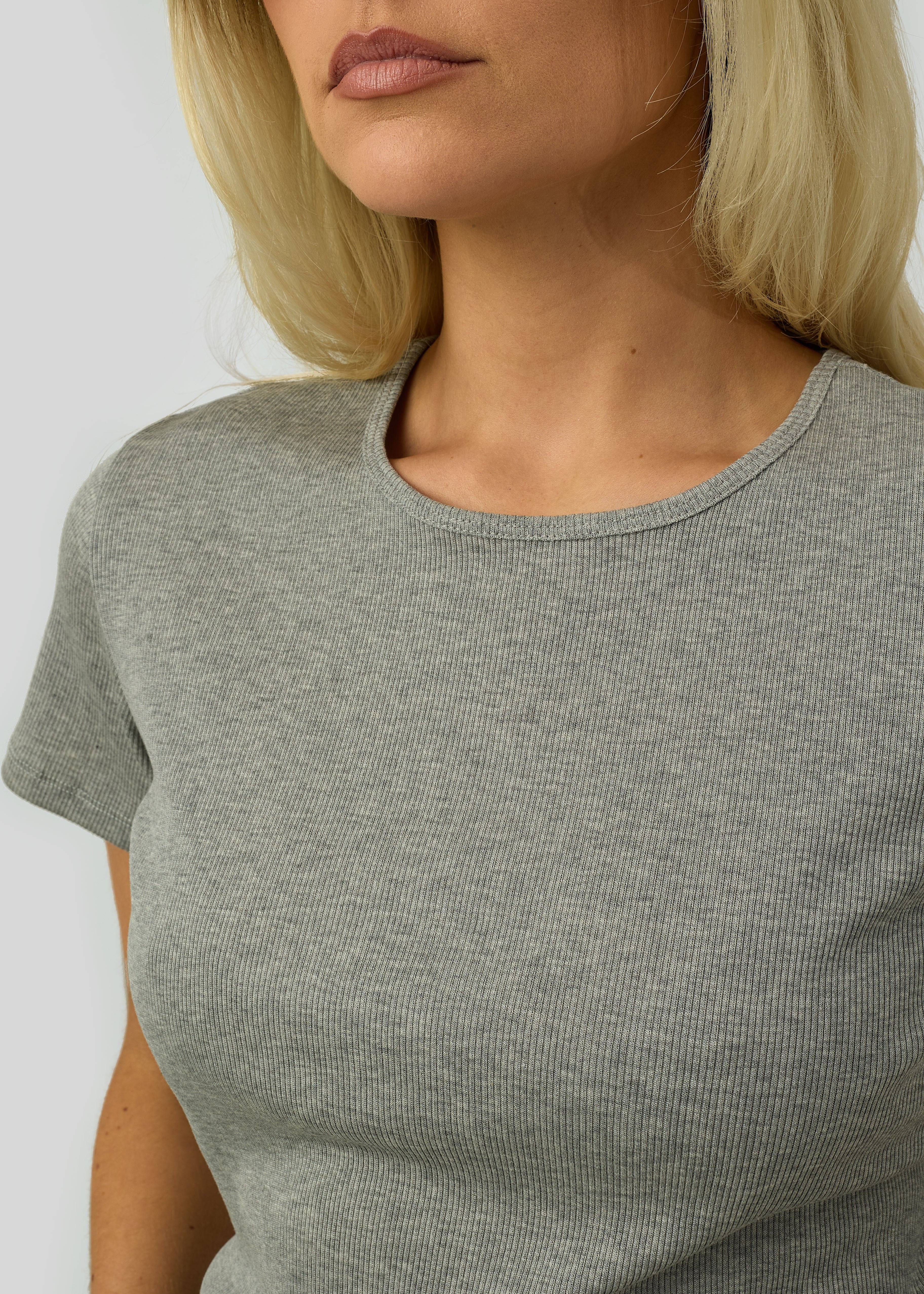 Classic Loose Ribbed T-Shirt