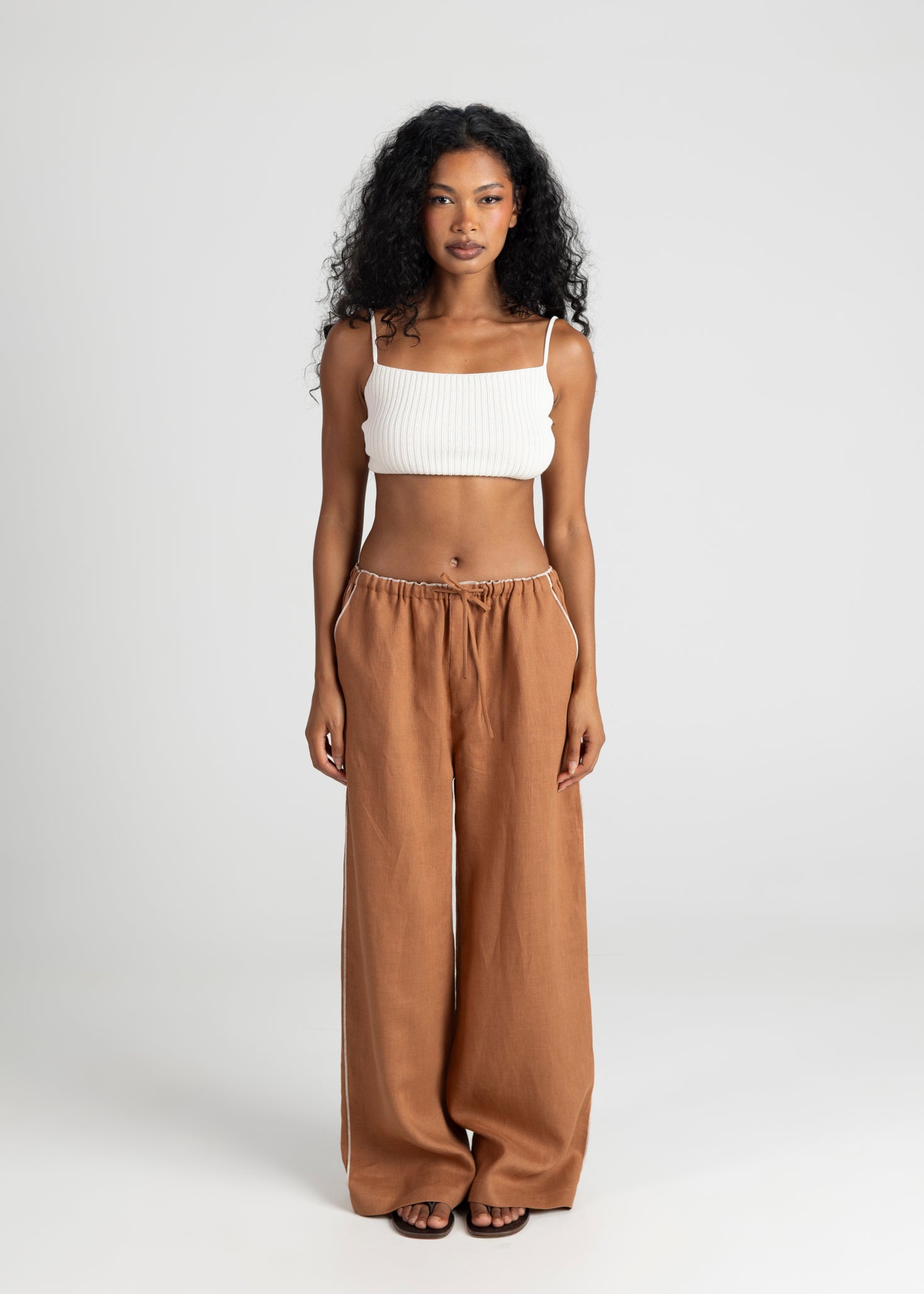 Aruba Backless Top - Cream
