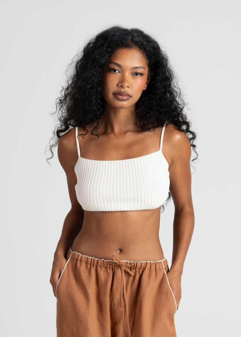 Aruba Backless Top - Cream