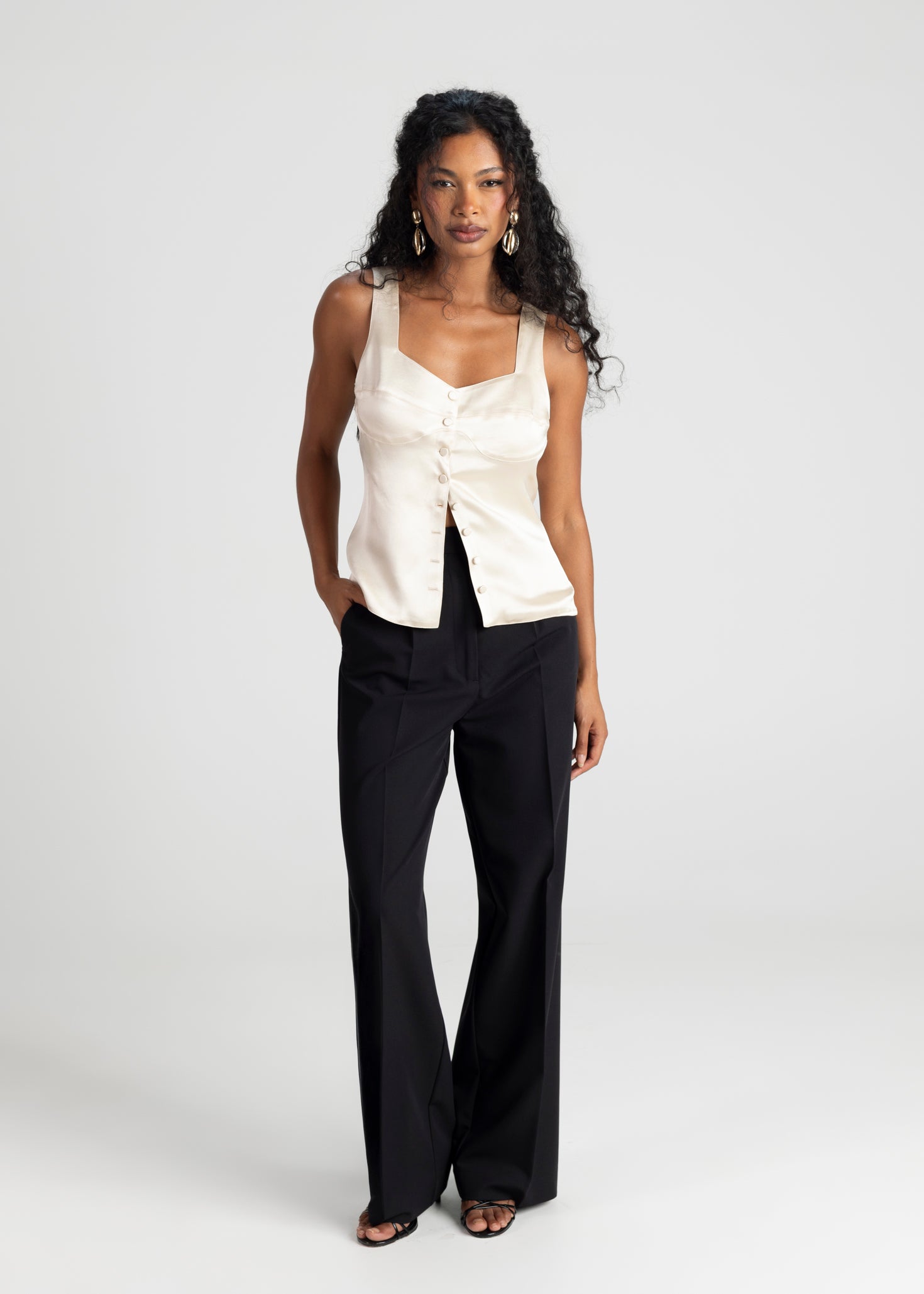 Jagger Tailored Trousers - Black
