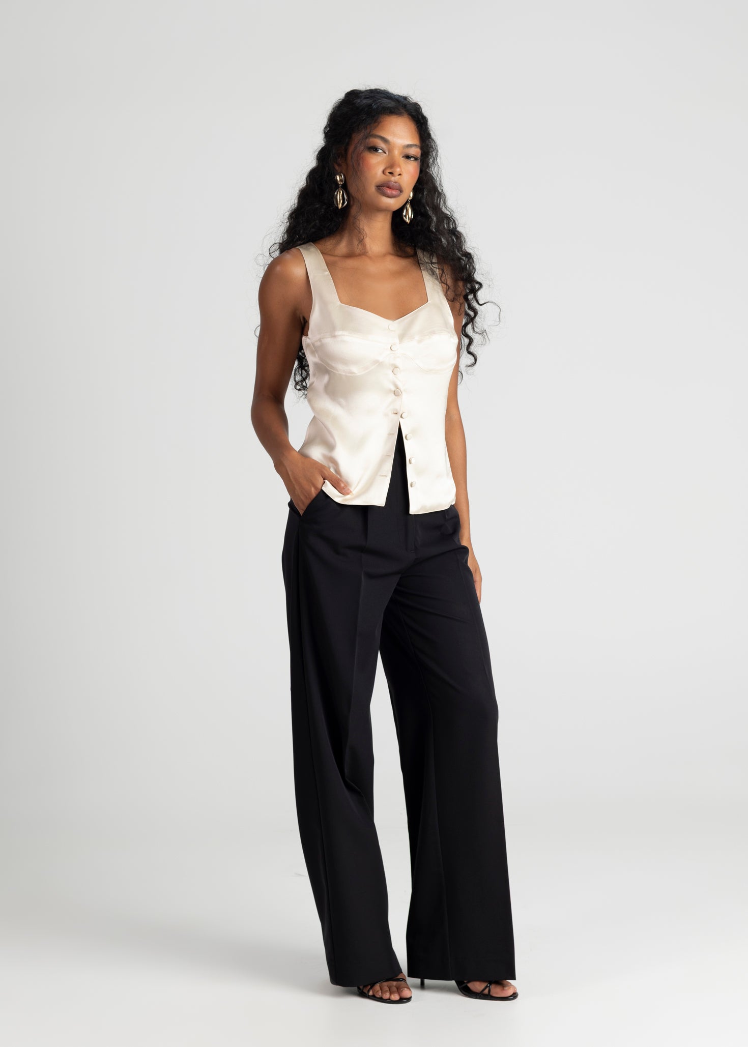 Jagger Tailored Trousers - Black