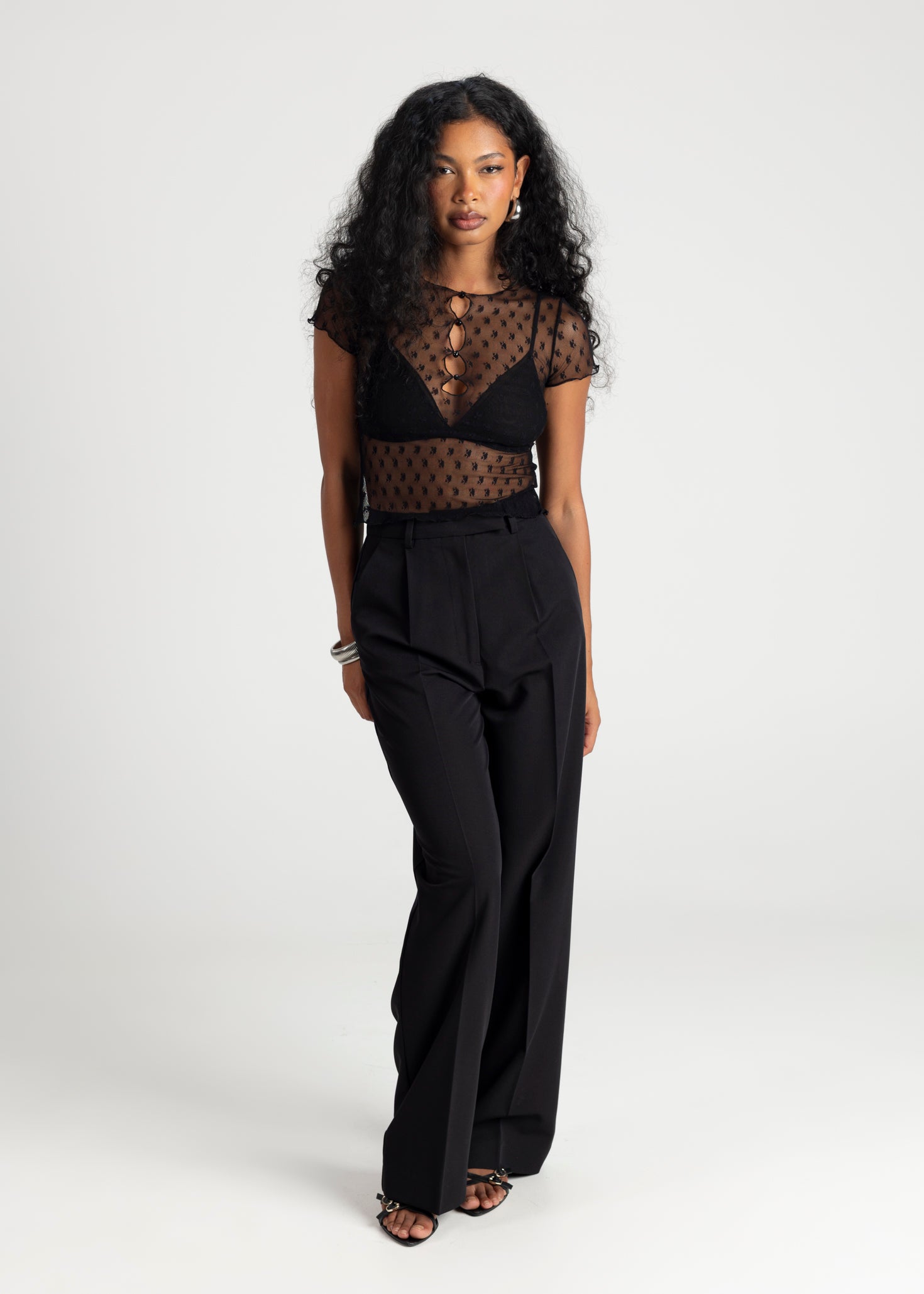 Jagger Tailored Trousers - Black