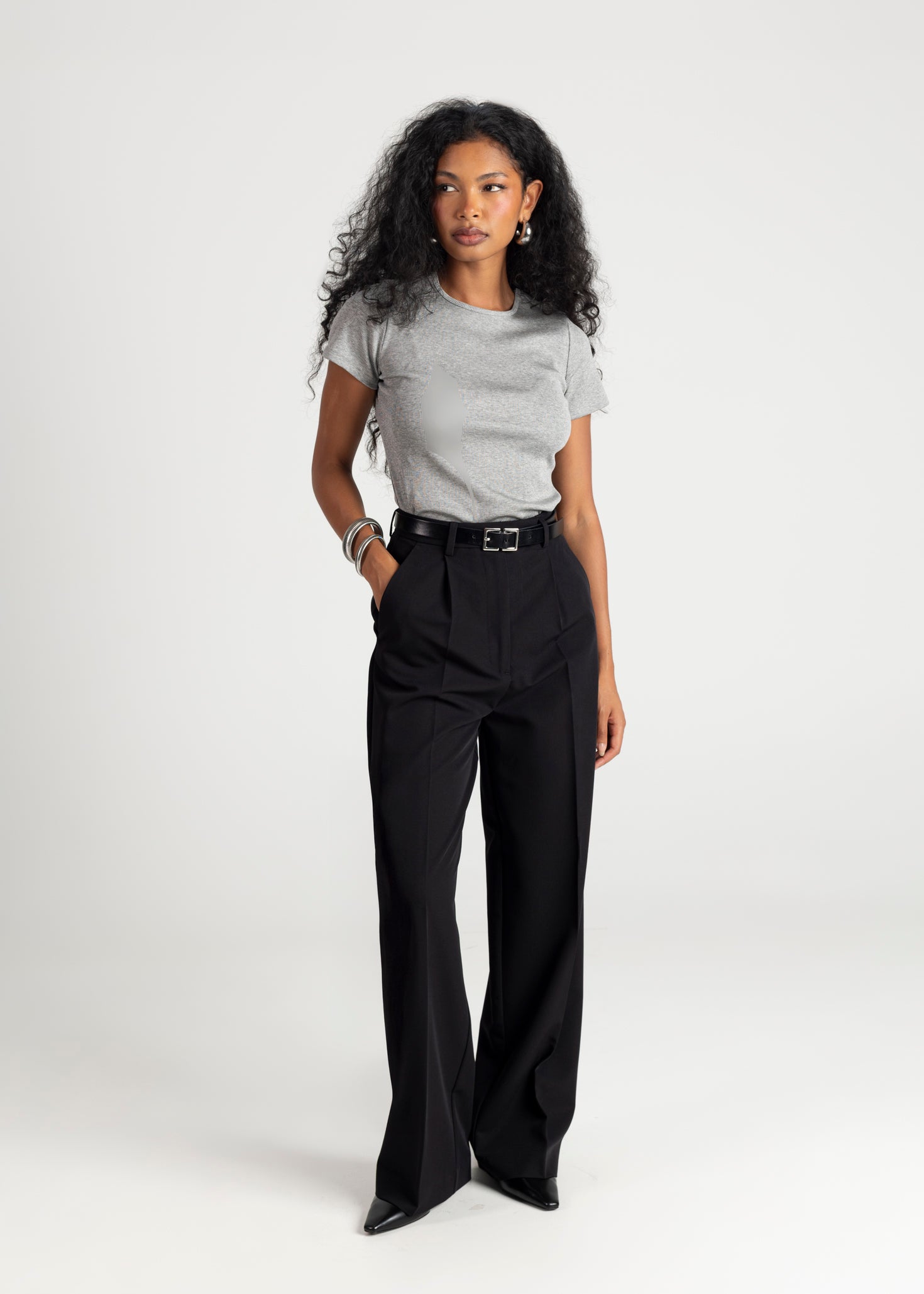 Classic Loose Ribbed T-Shirt