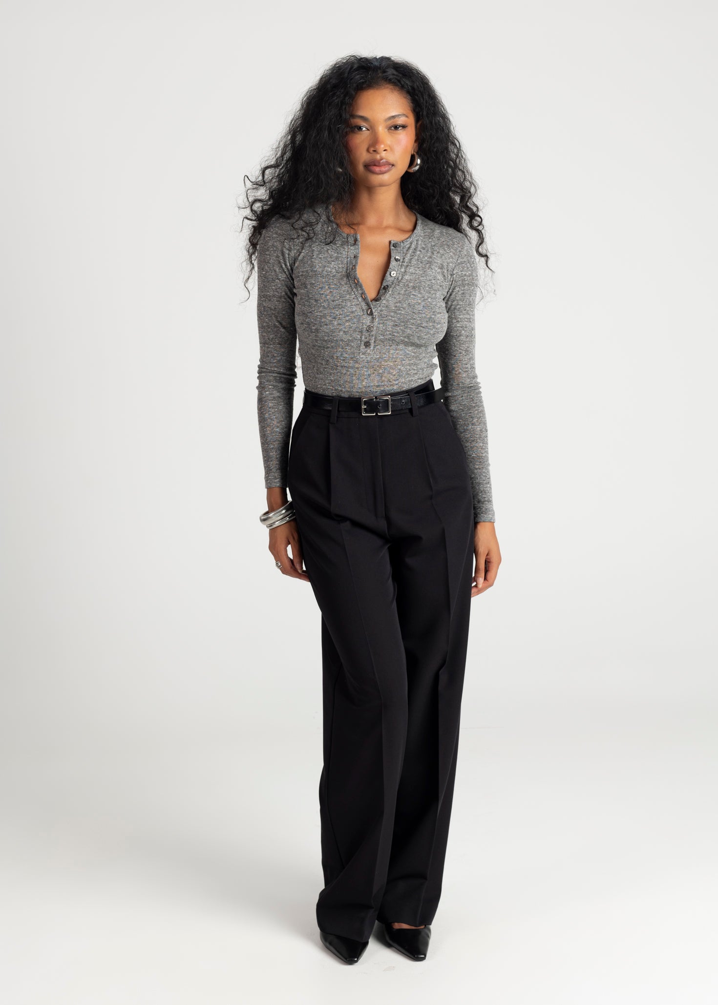 Jagger Tailored Trousers - Black