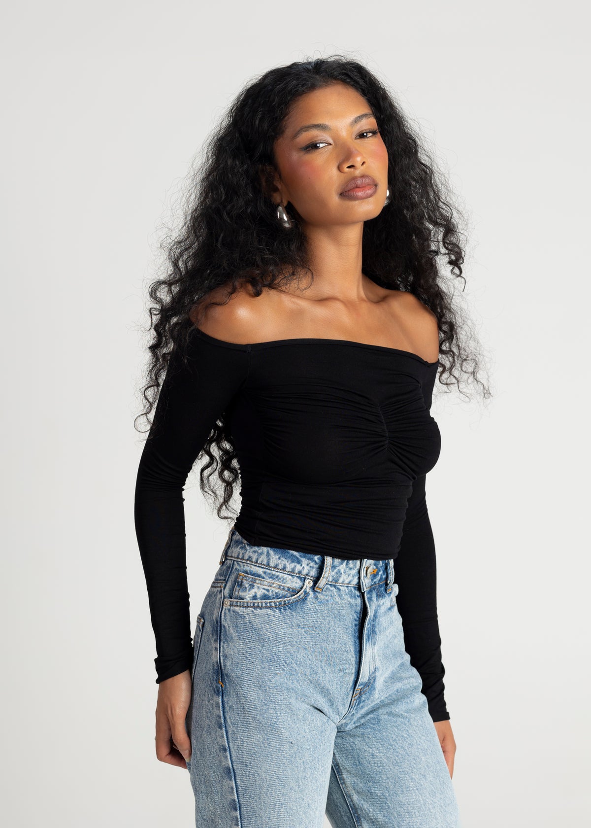 Shimmery Top - Black