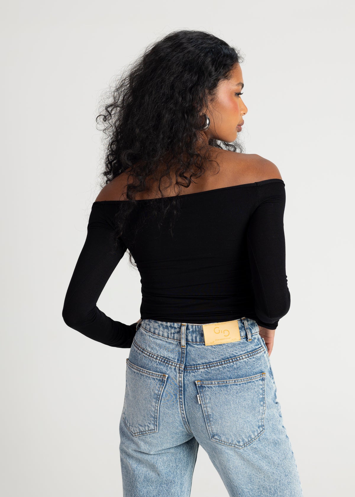 Shimmery Top - Black