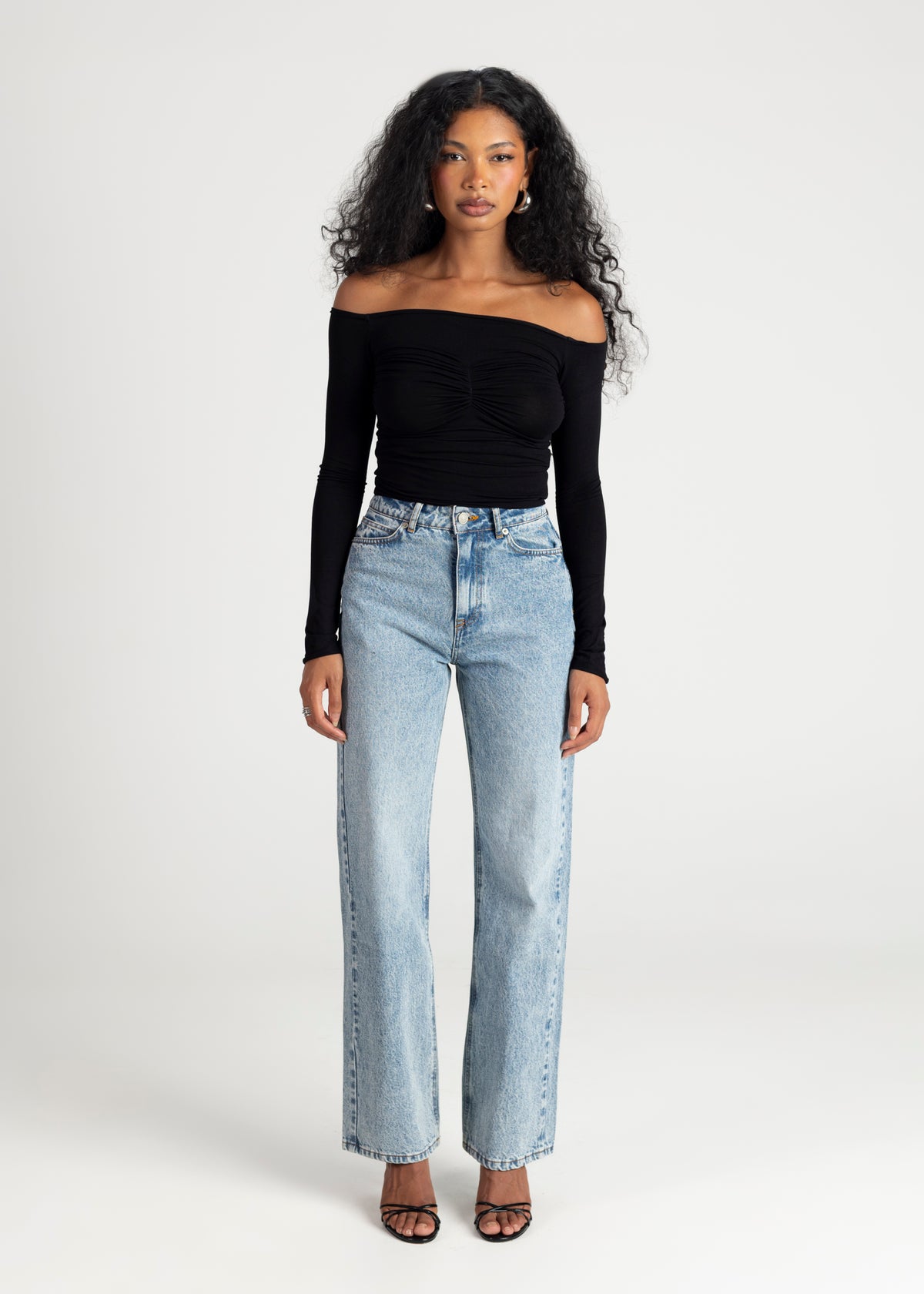 Shimmery Top - Black
