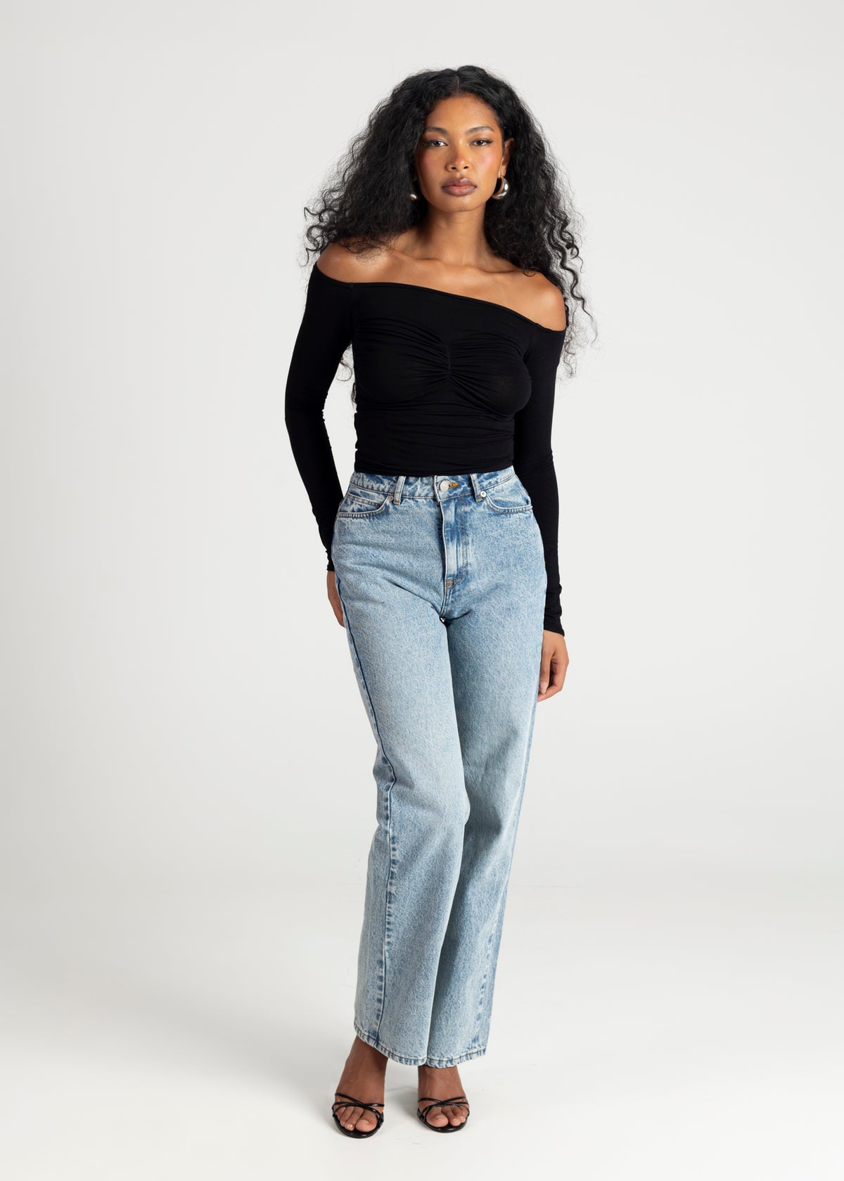 Shimmery Top - Black