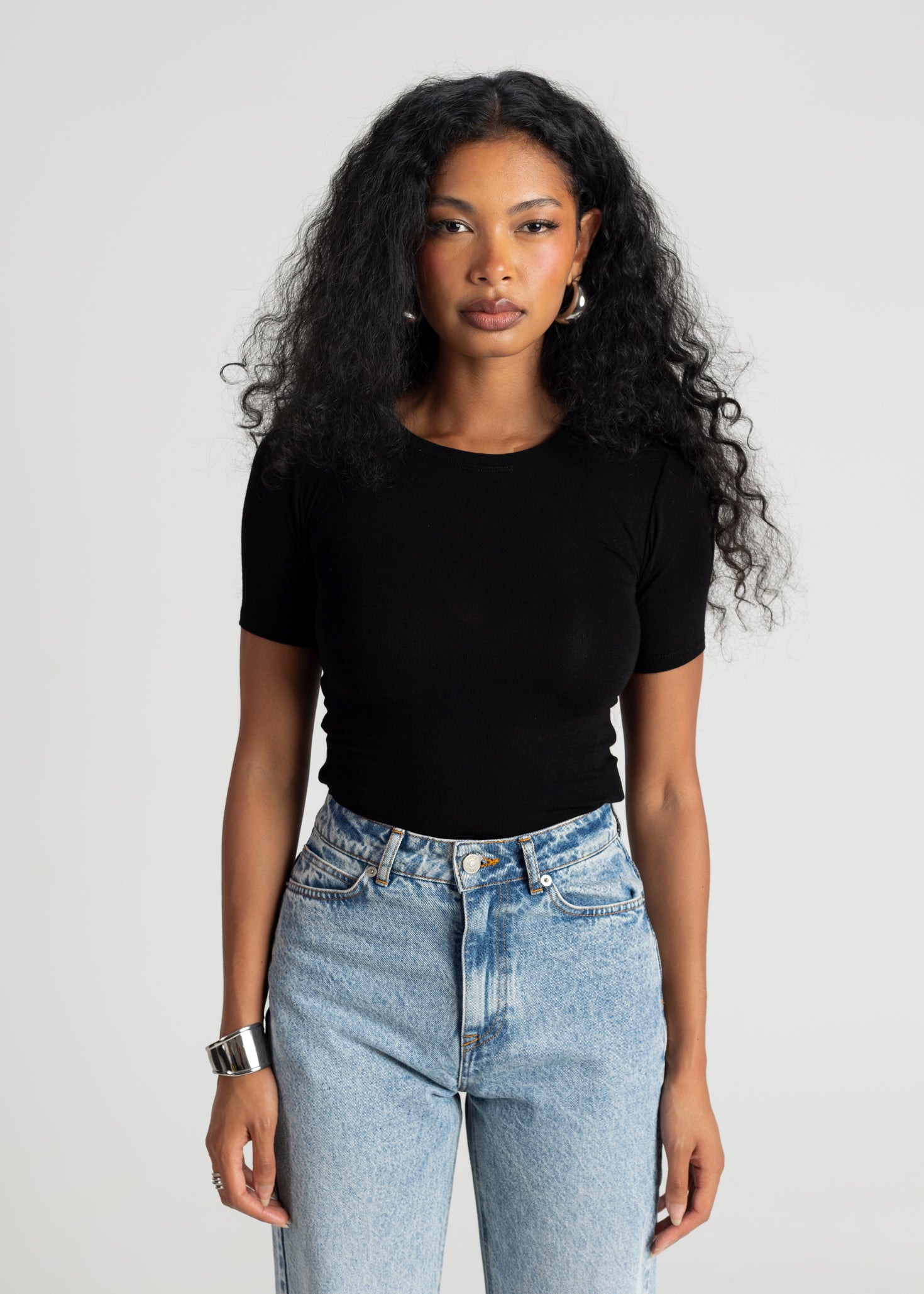 90’s Fitted T-Shirt - Black