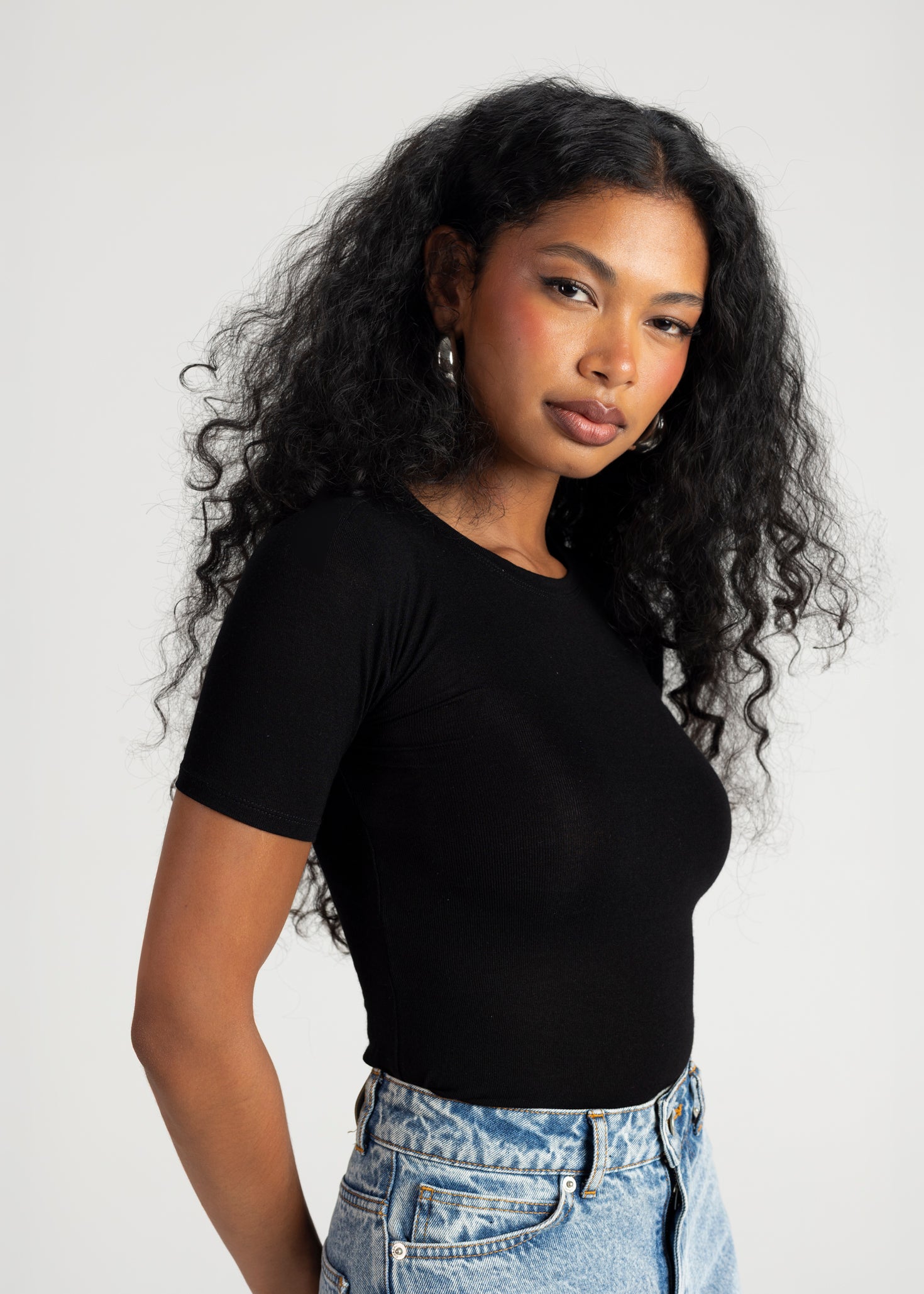 90’s Fitted T-Shirt - Black