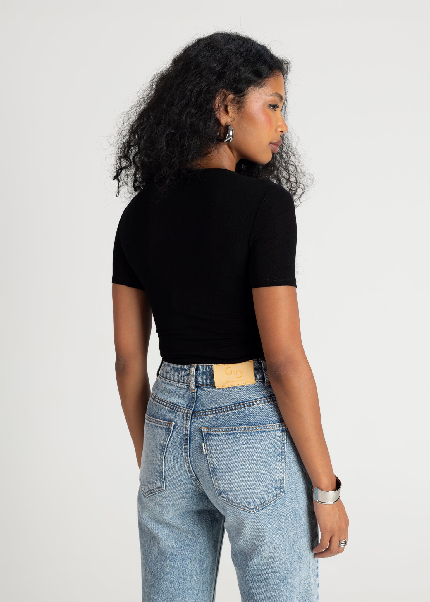 90’s Fitted T-Shirt - Black