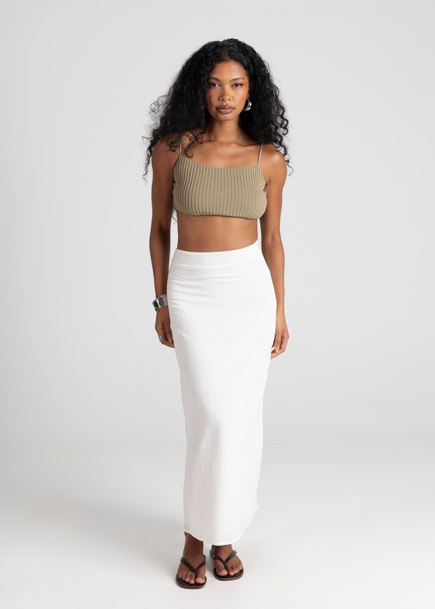 Aruba Backless Top - Green