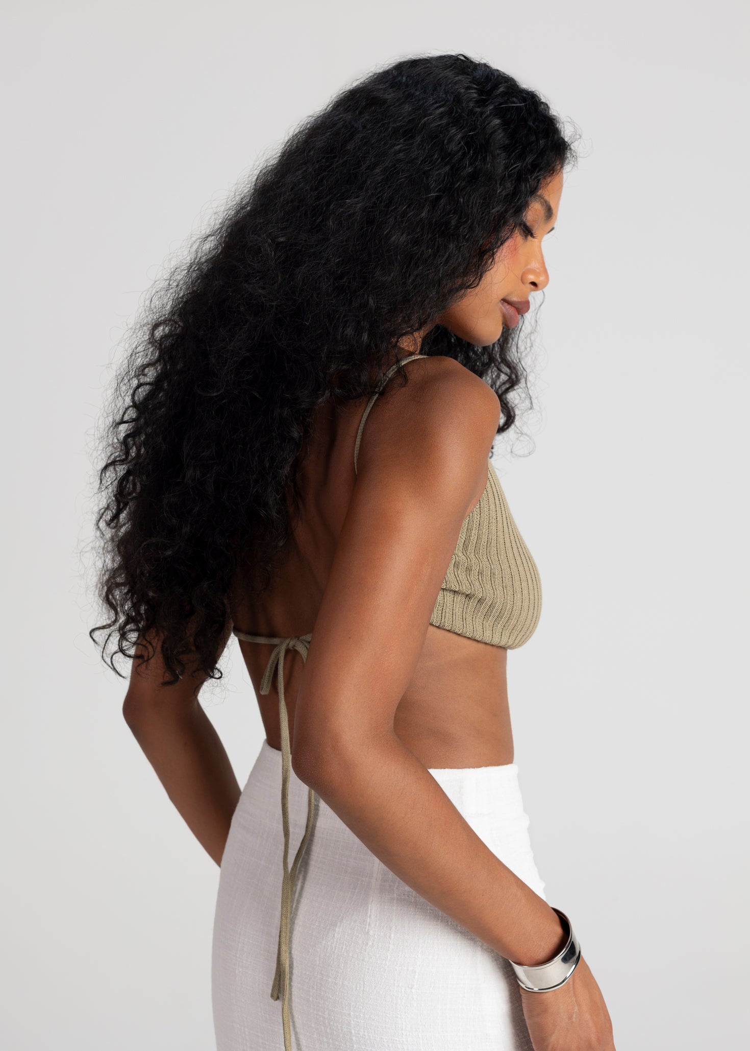 Aruba Backless Top - Green