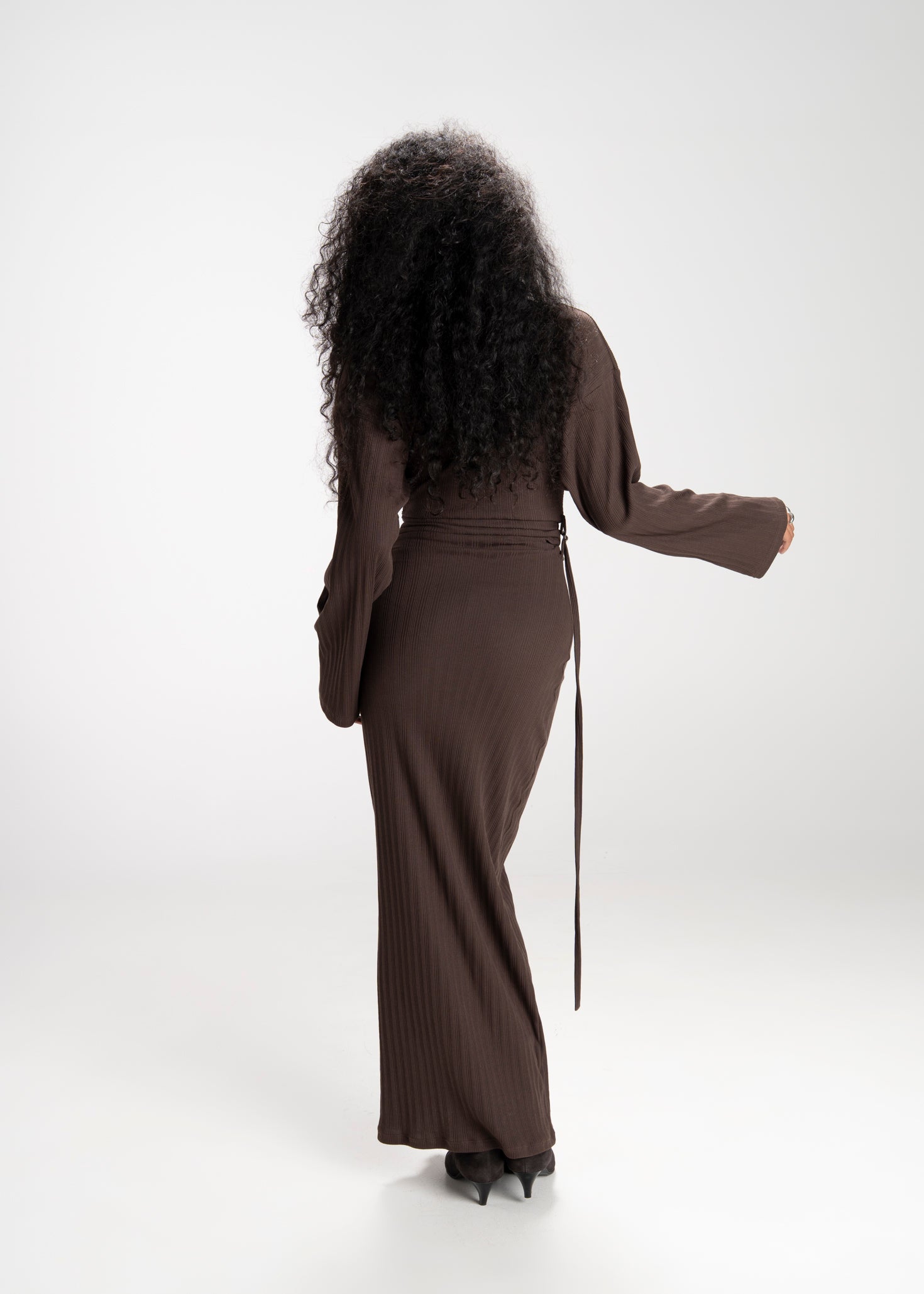 brown fitted dress Espresso Long Sleeve Maxi Cute Simple Long Formal Color:SWEET PINK Trendy and luxurious stretch Bridesmaid Dresses Mismatched