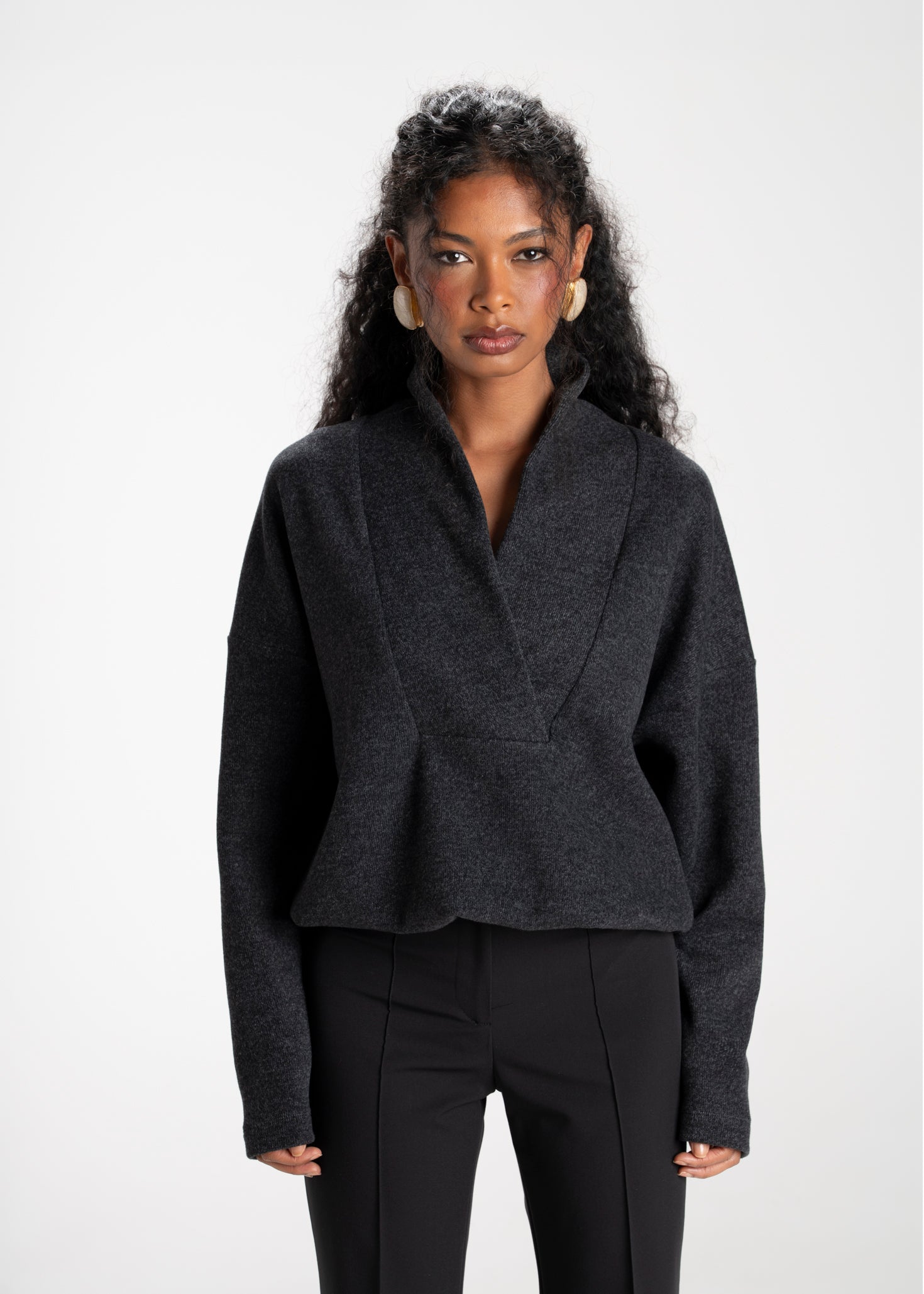 Stone Relaxed Sweater