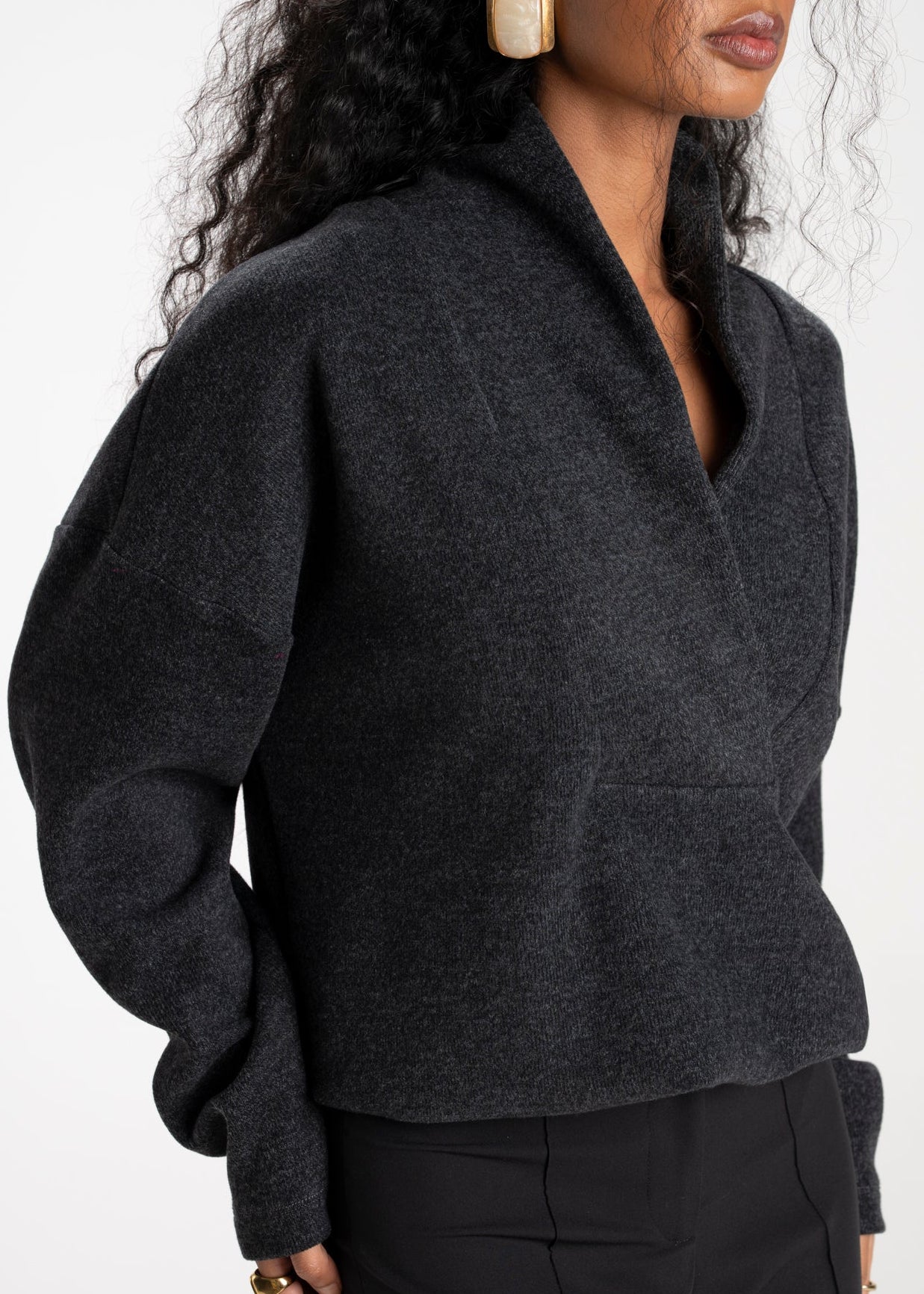 Stone Relaxed Sweater