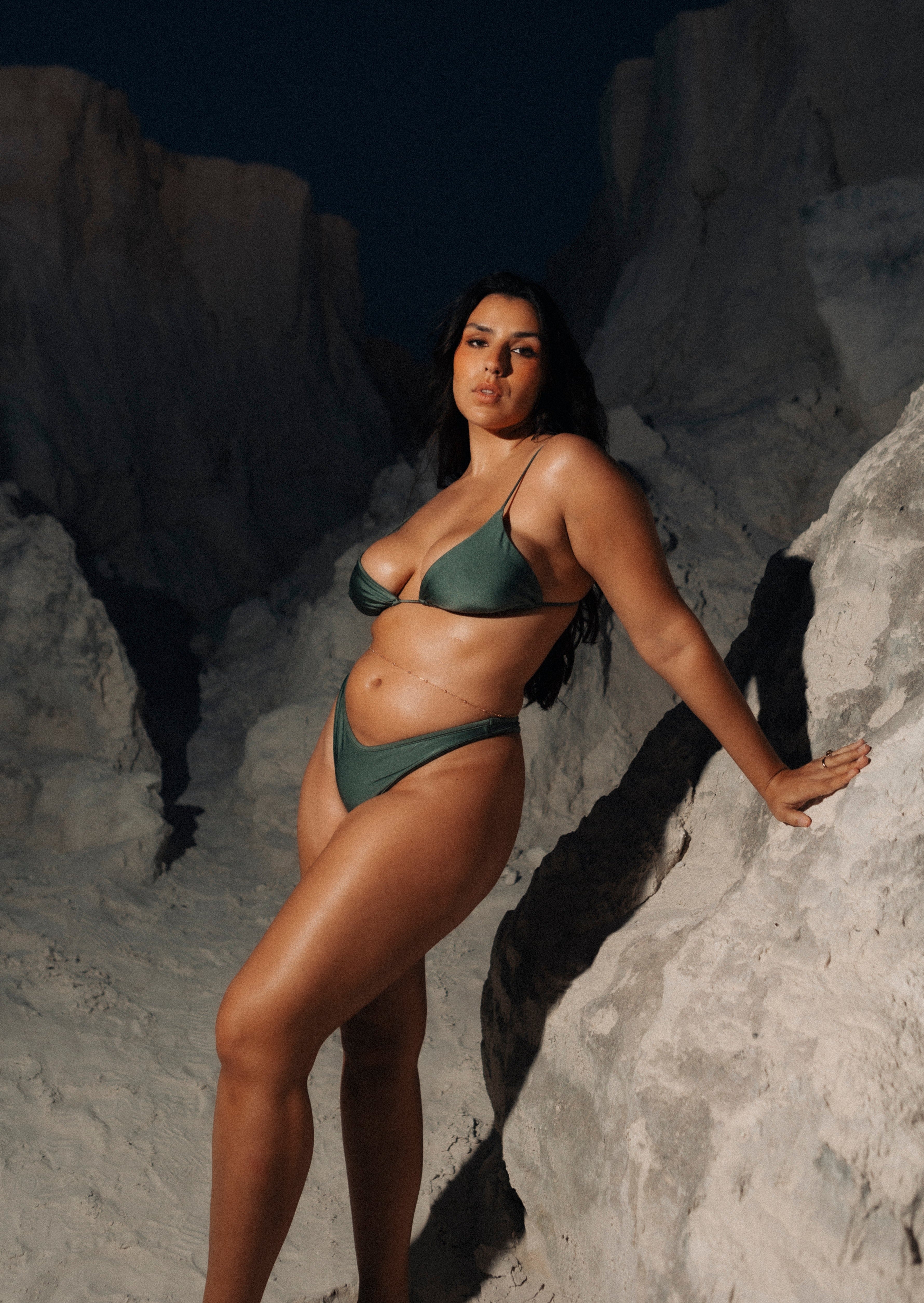 Cora Triangle Top - Green
