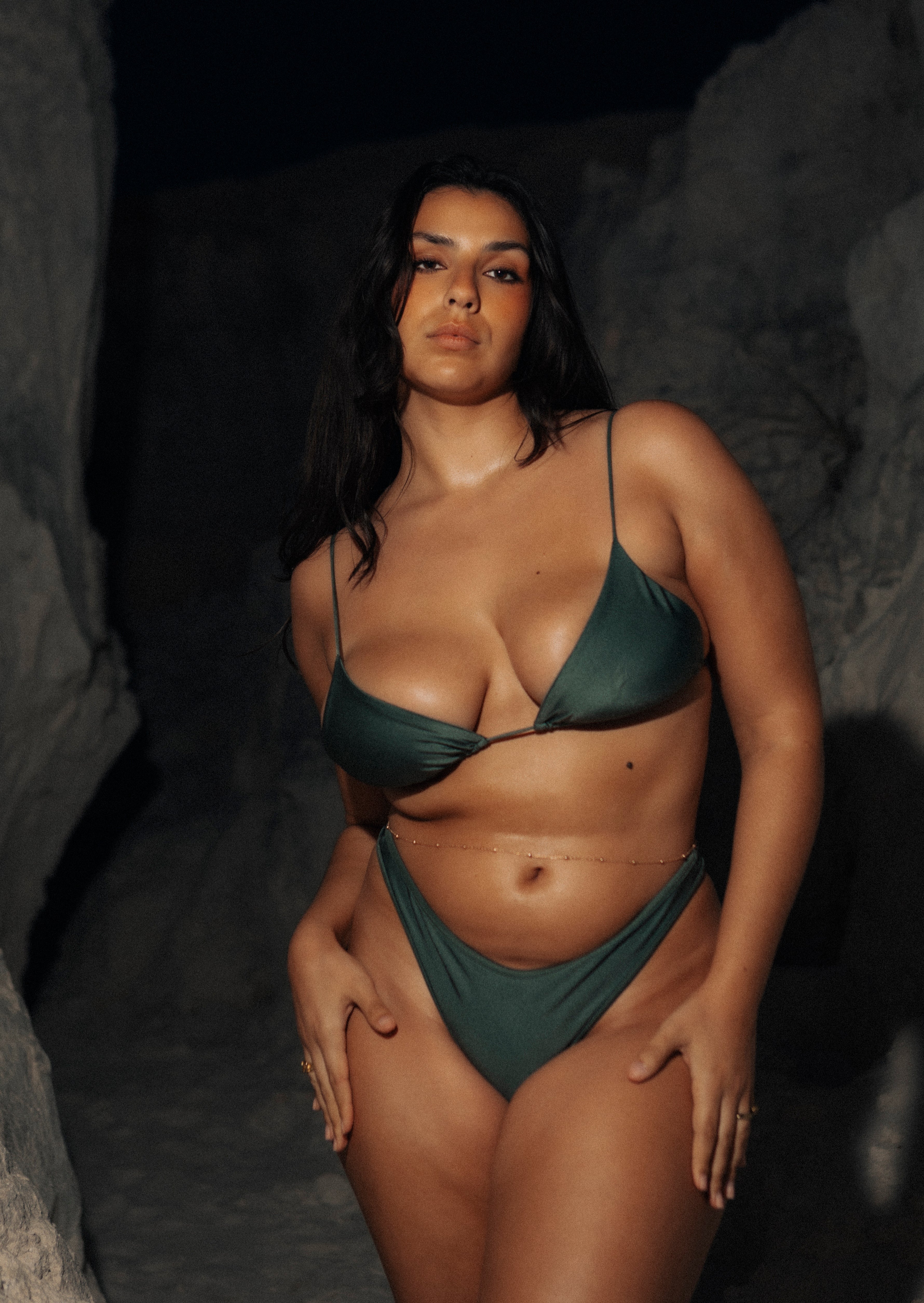 Cora Triangle Top - Green