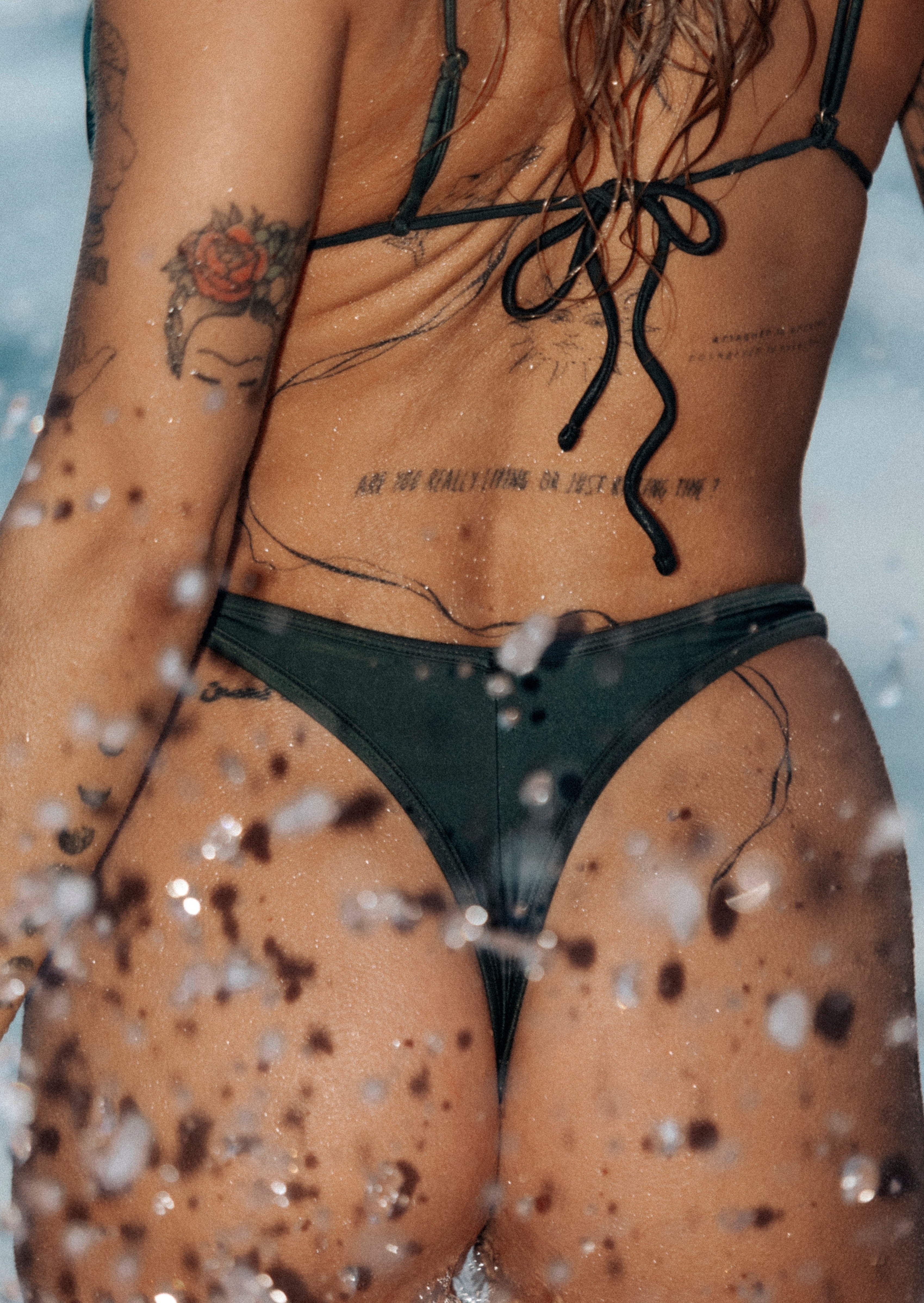 Chani V Cut Bottom - Green