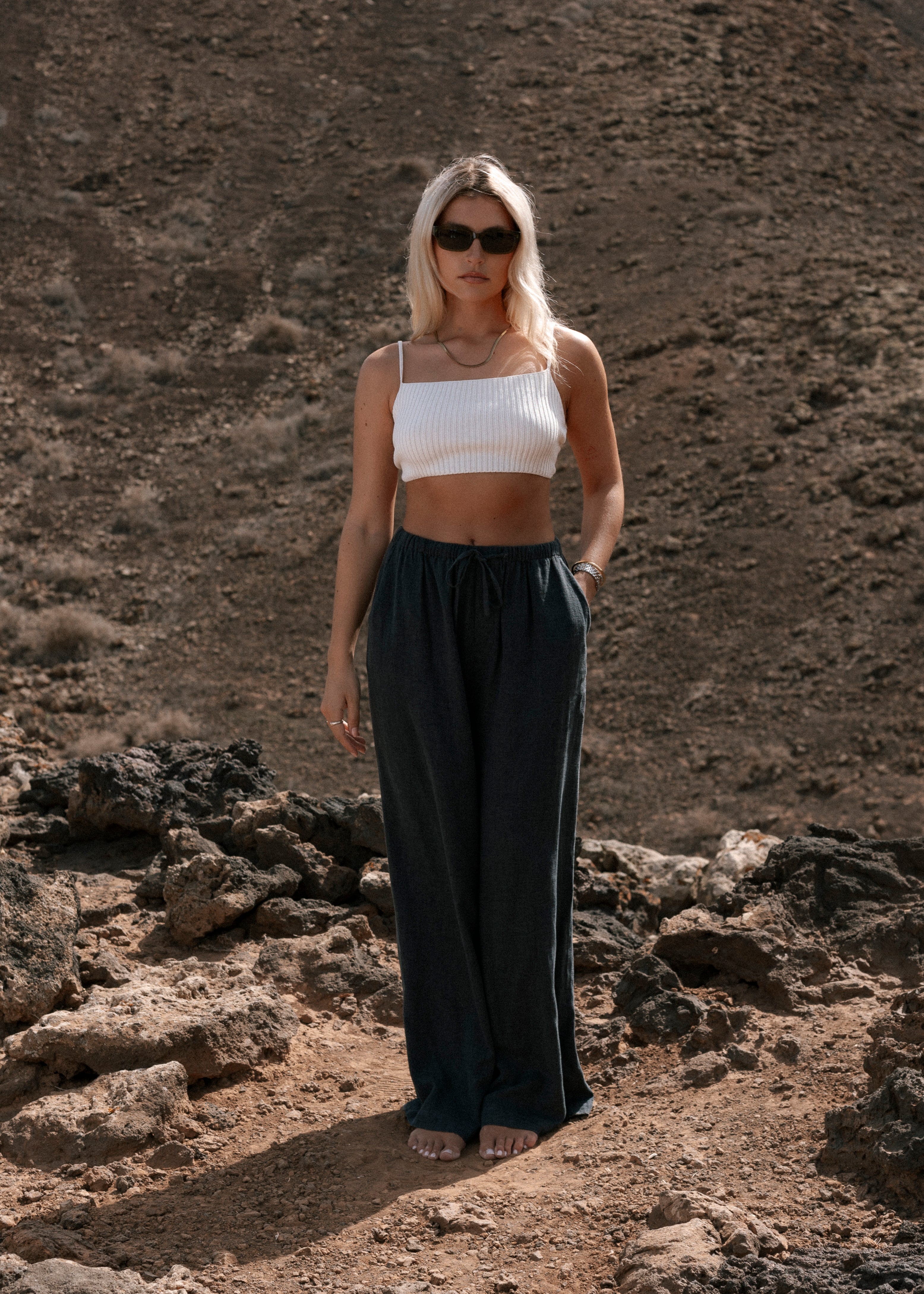 Aruba Backless Top - Cream