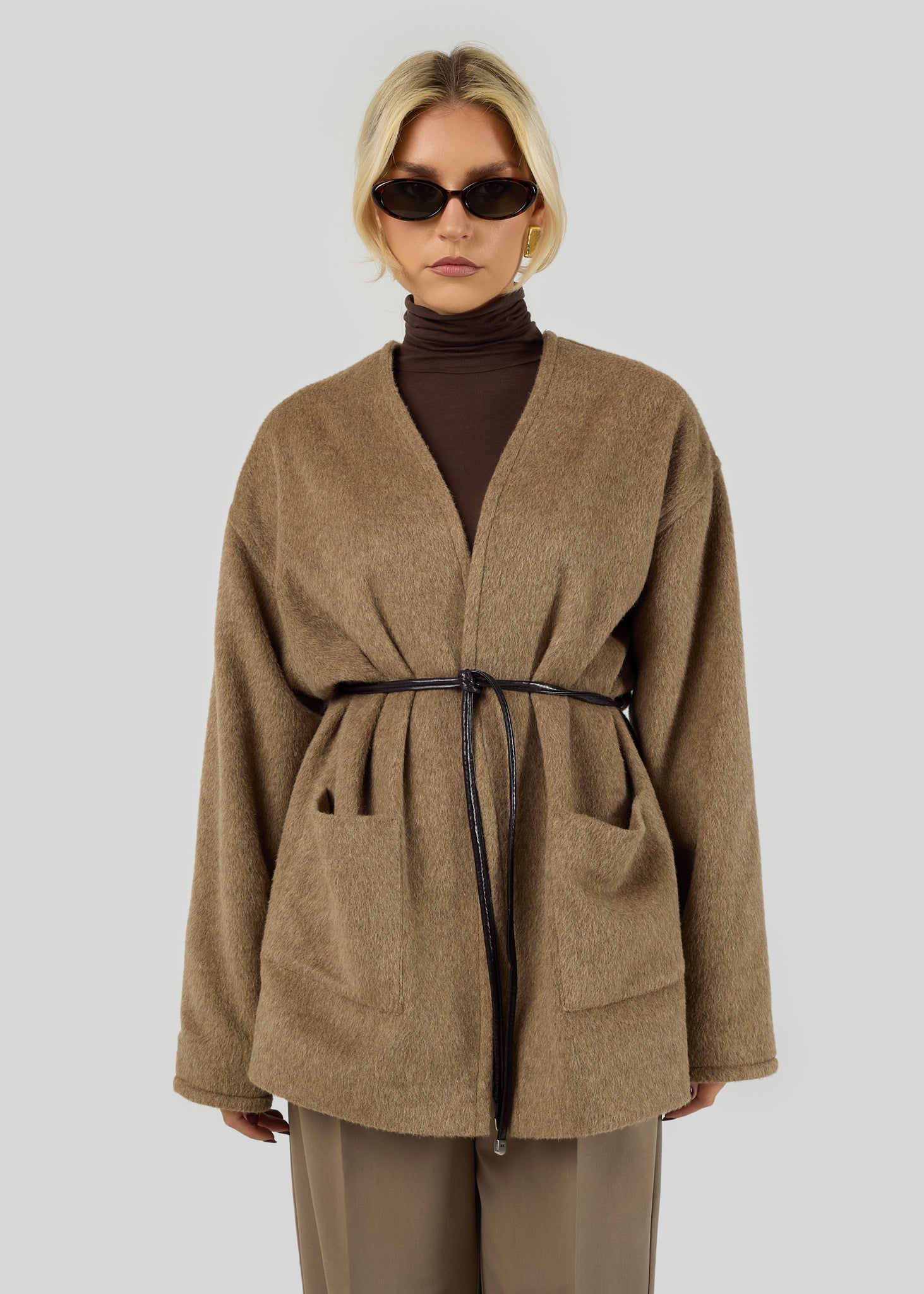 Astoria Wool Wrap Coat