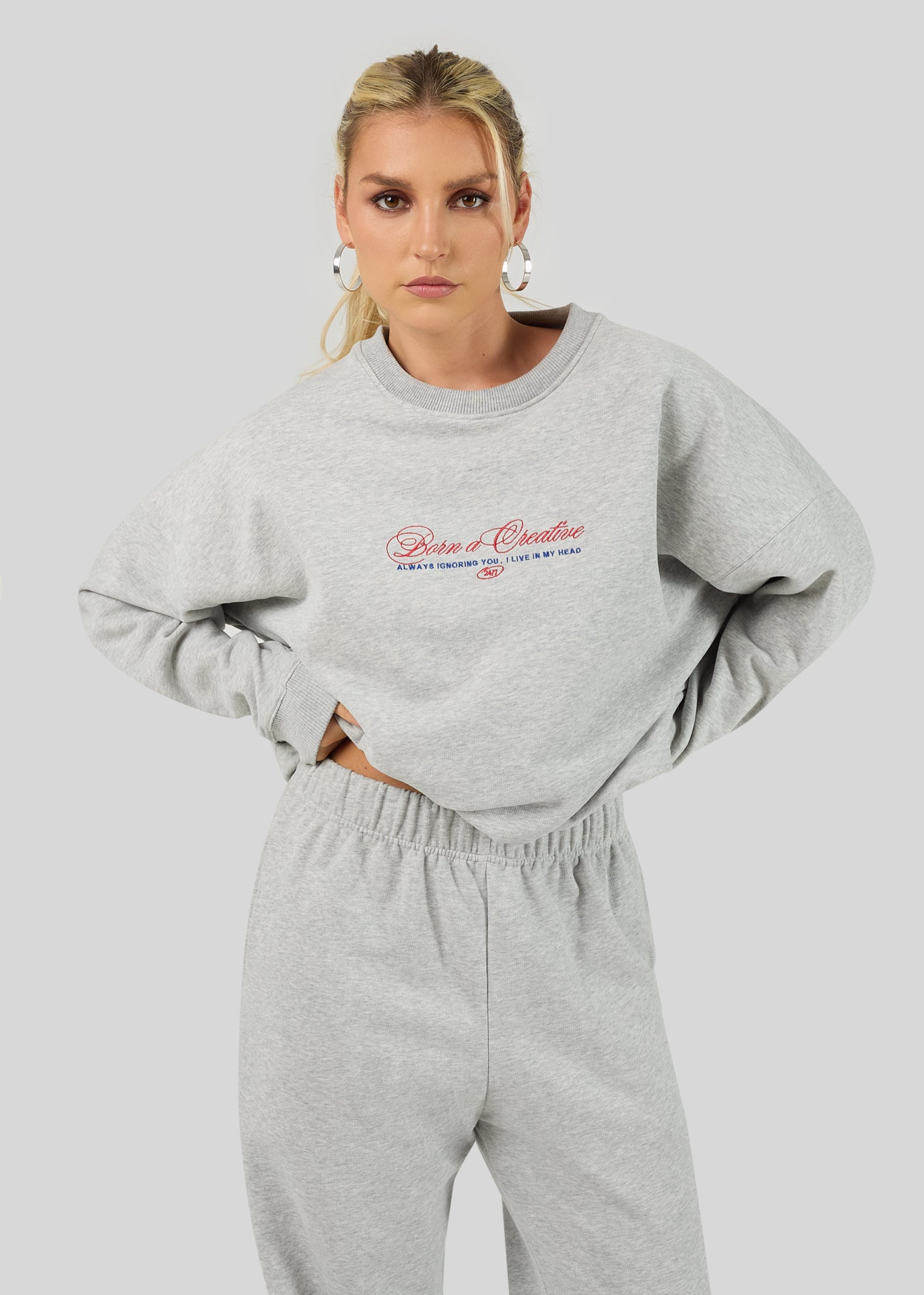 Comfort Zone Crewneck - Grey