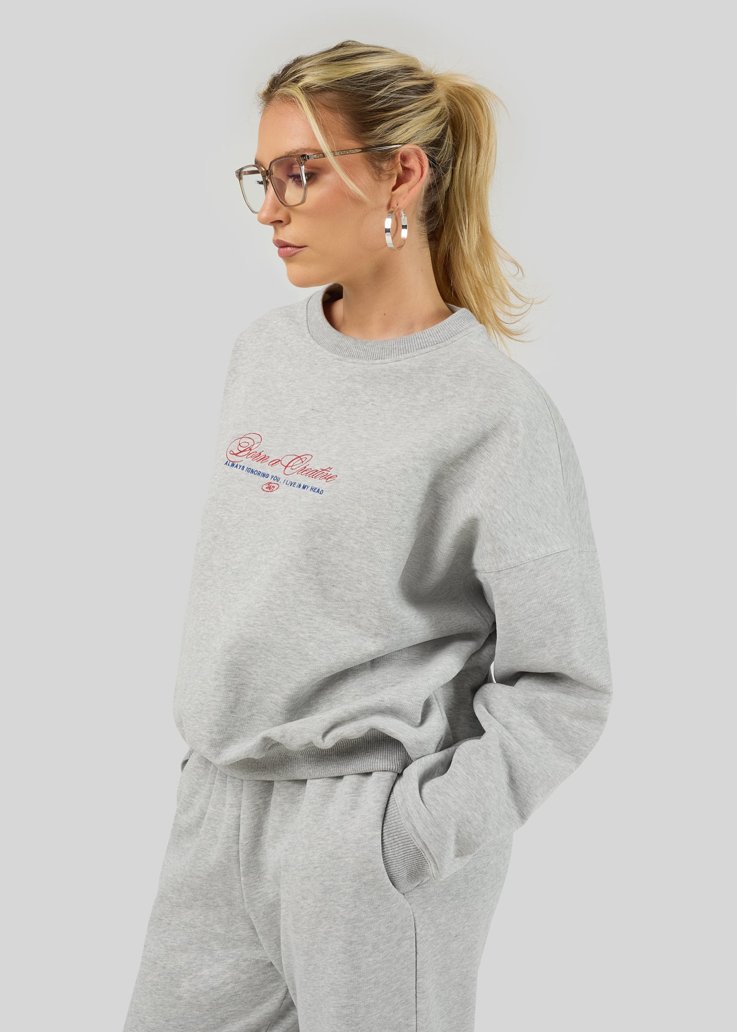 Comfort Zone Crewneck - Grey