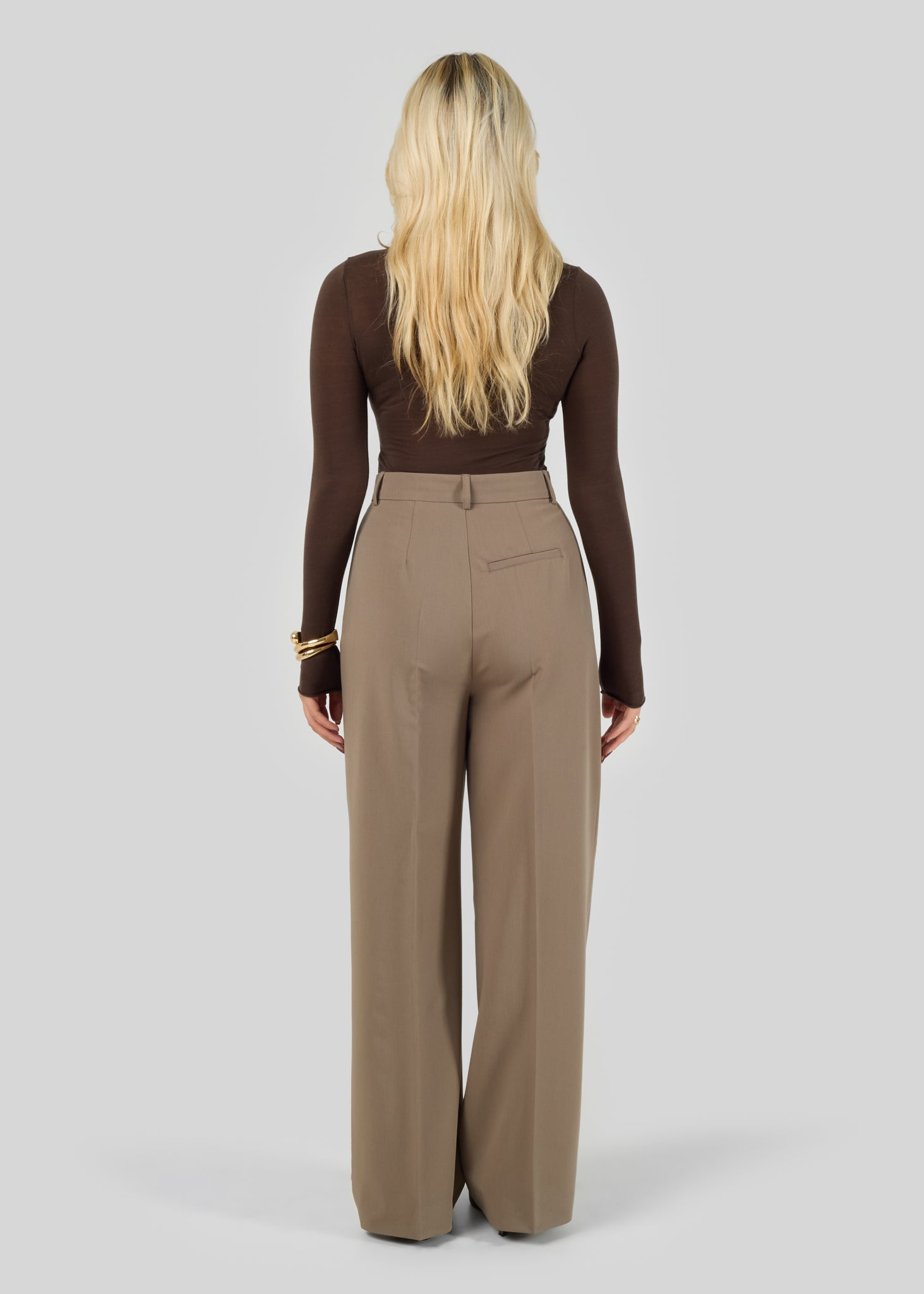 Jagger Tailored Trousers - Taupe