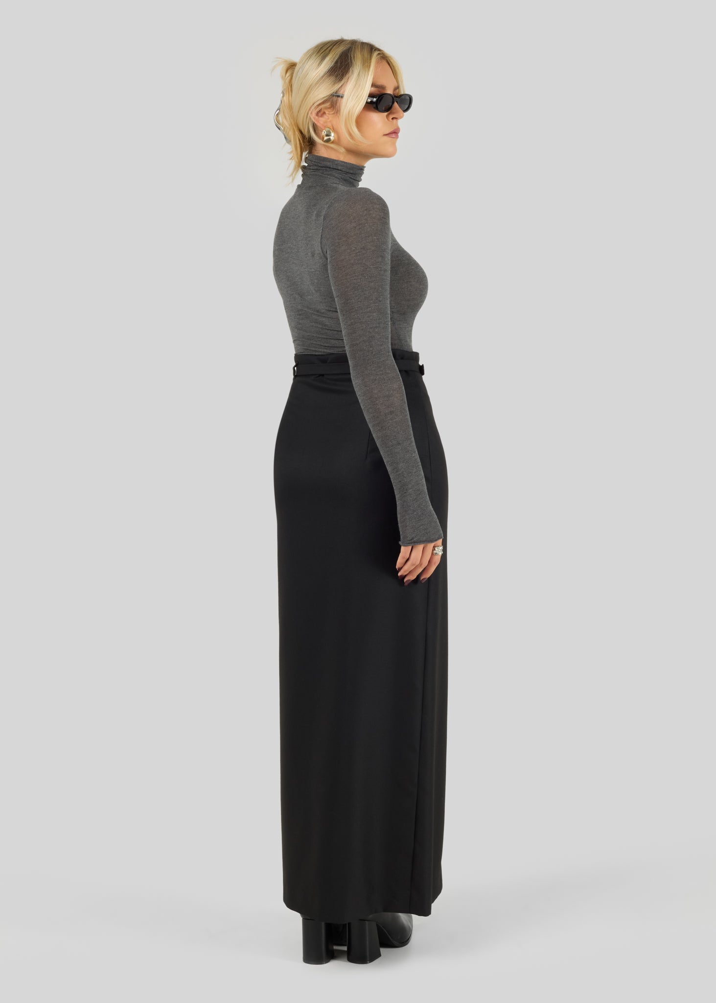 Gaia Pencil Skirt - Black