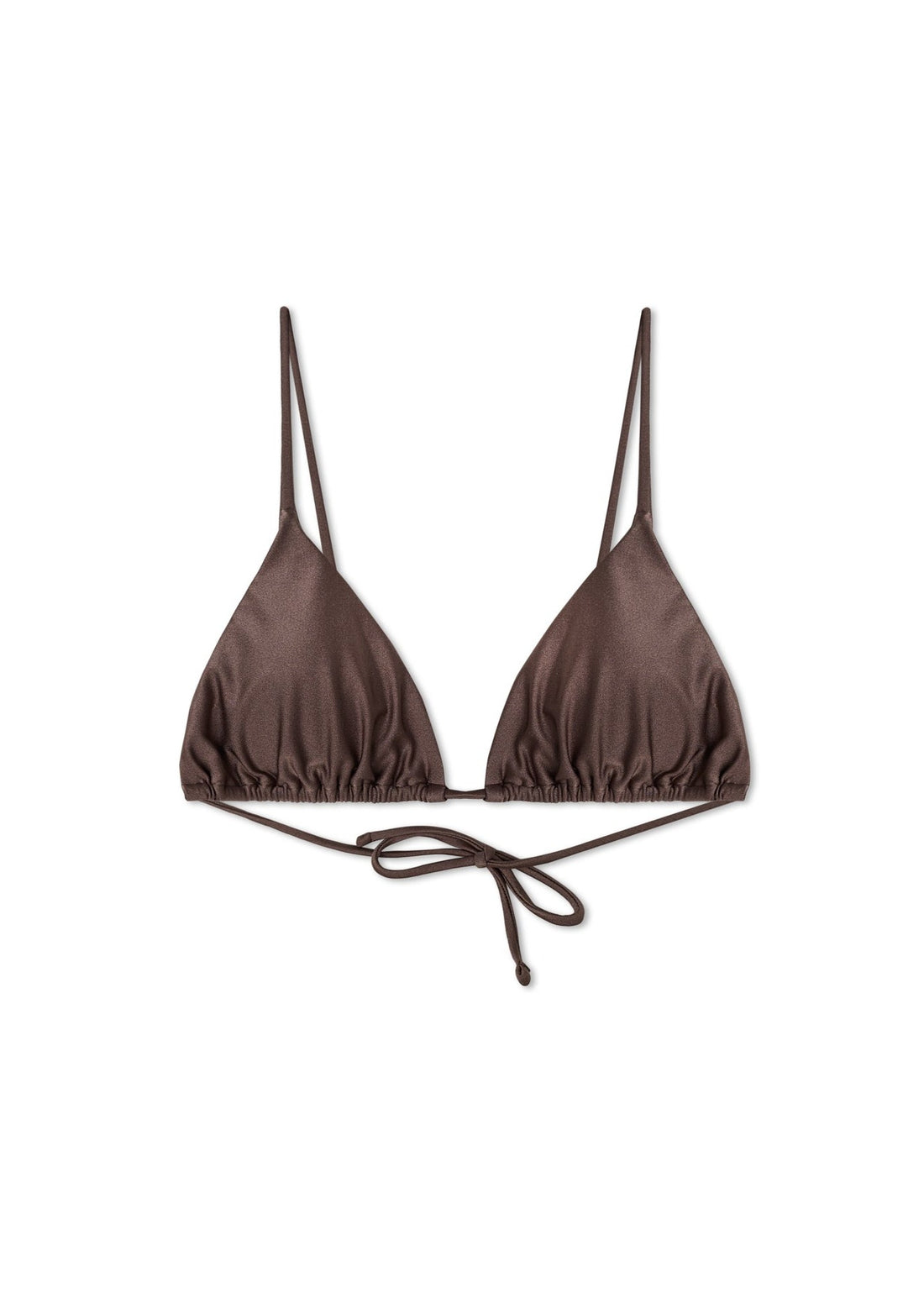 Cora Triangle Top - Taupe