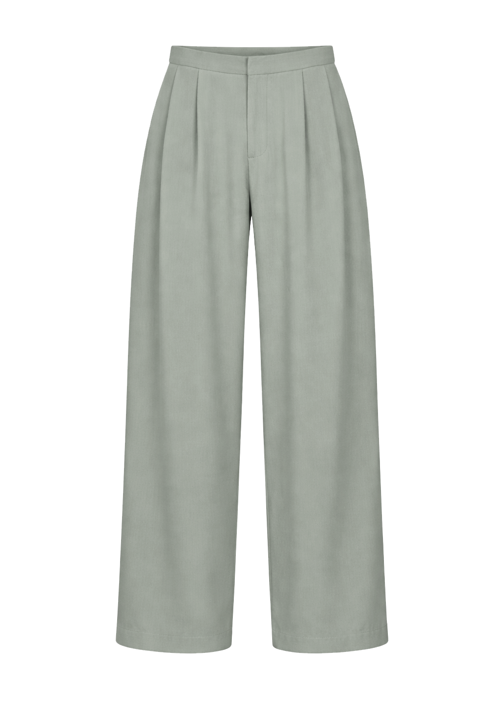 Jade Balloon Mid-Waist Pants