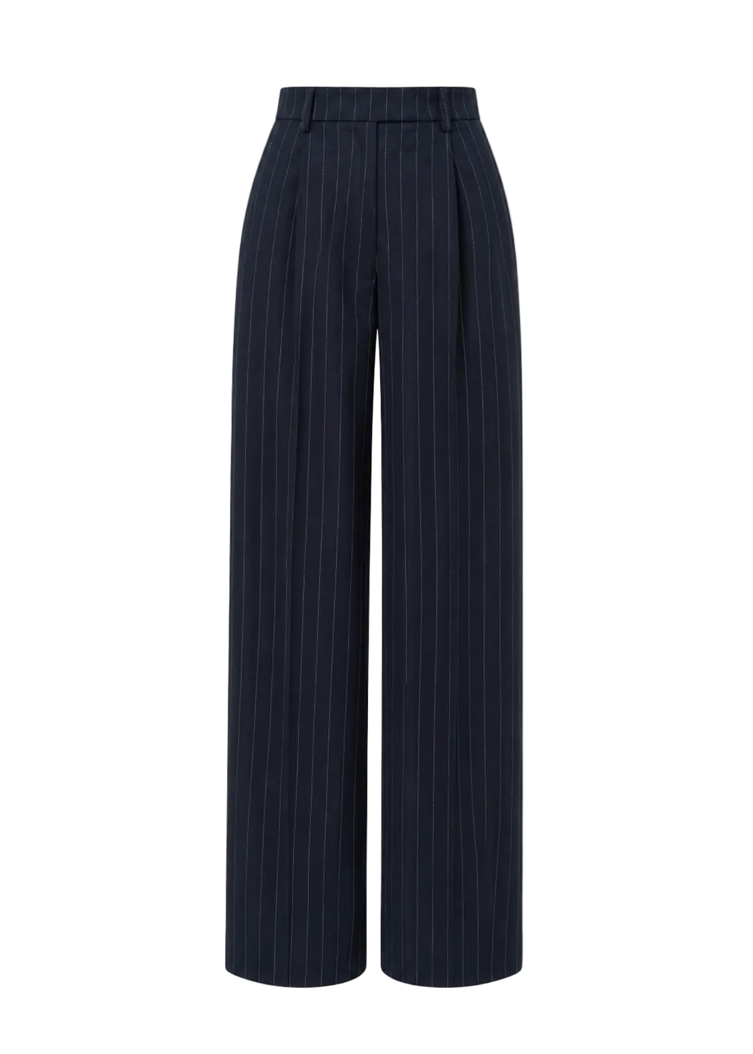 Jagger Pinstripe Tailored Trousers - Navy