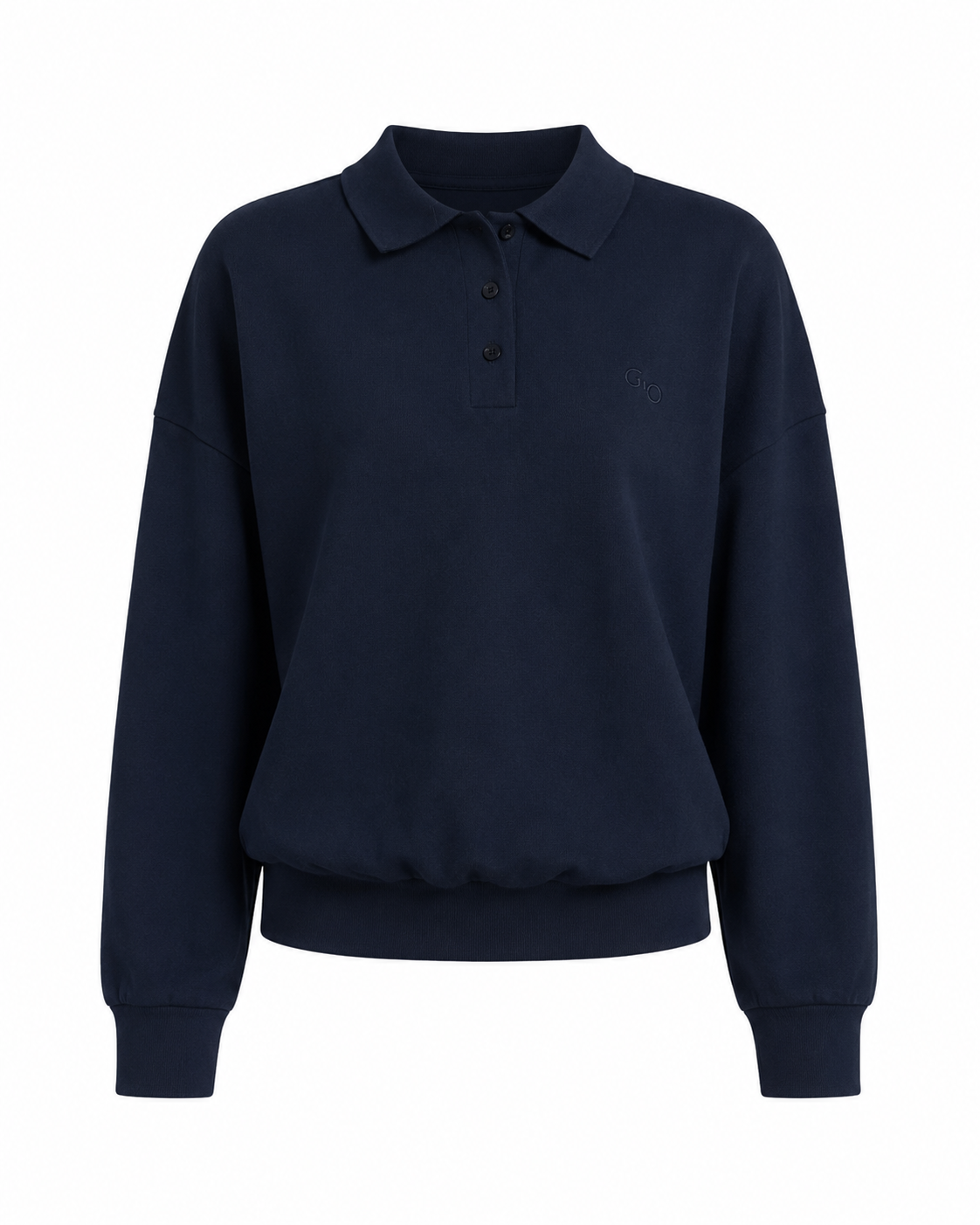 Legacy Polo Sweater - Navy