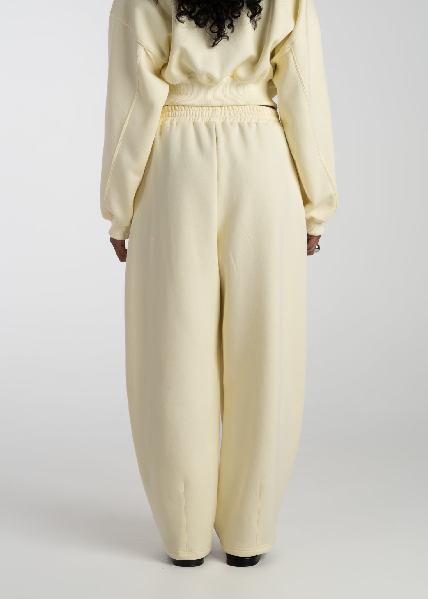 Comfort Fleece Barrel Sweatpants - Baby Yellow