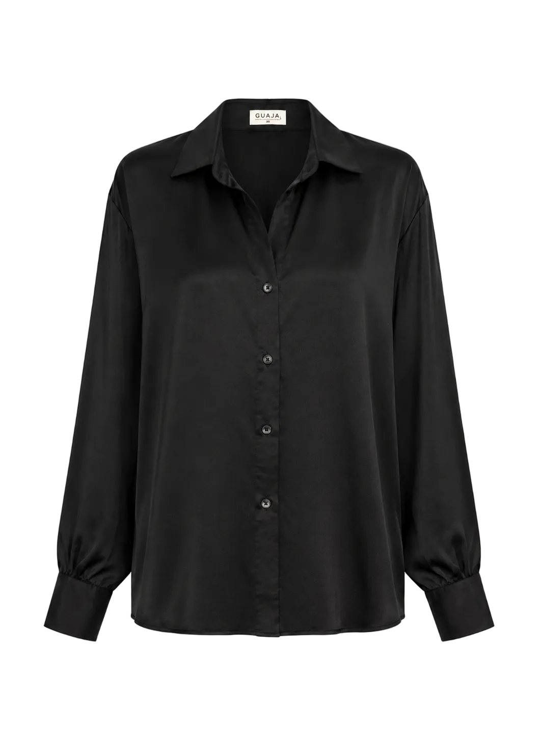 Midnight Satin Shirt