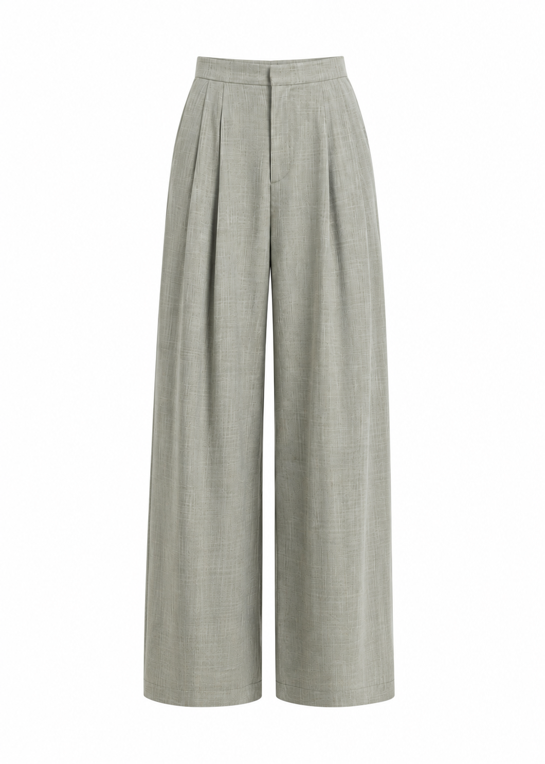 Moss Relaxed Wide-Leg Trousers