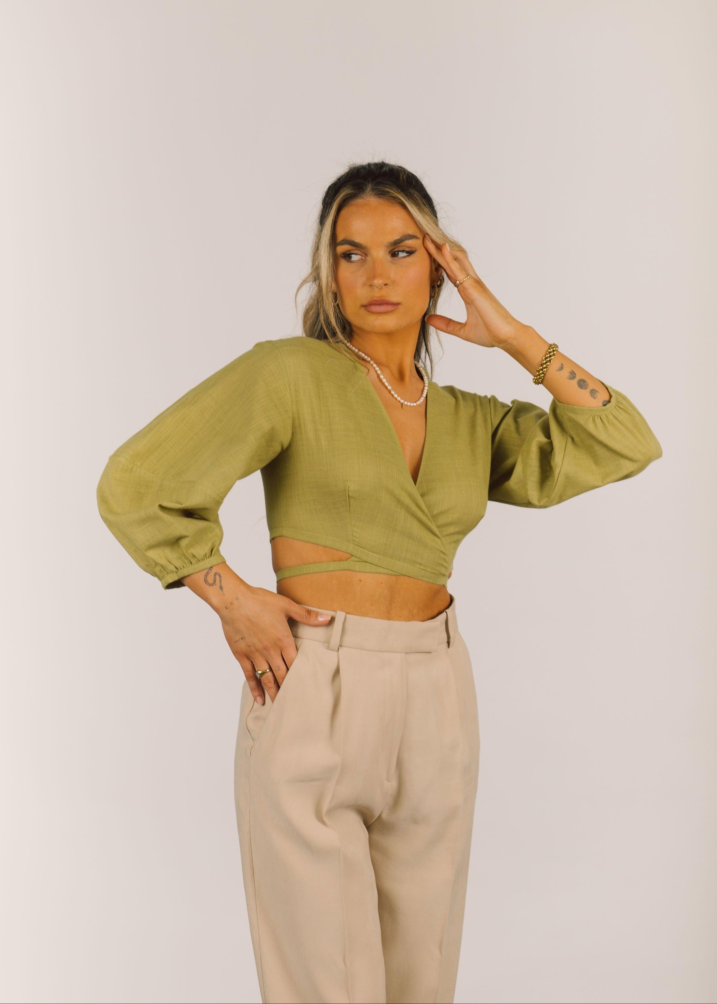 Ivy Top - Green - GUAJA.