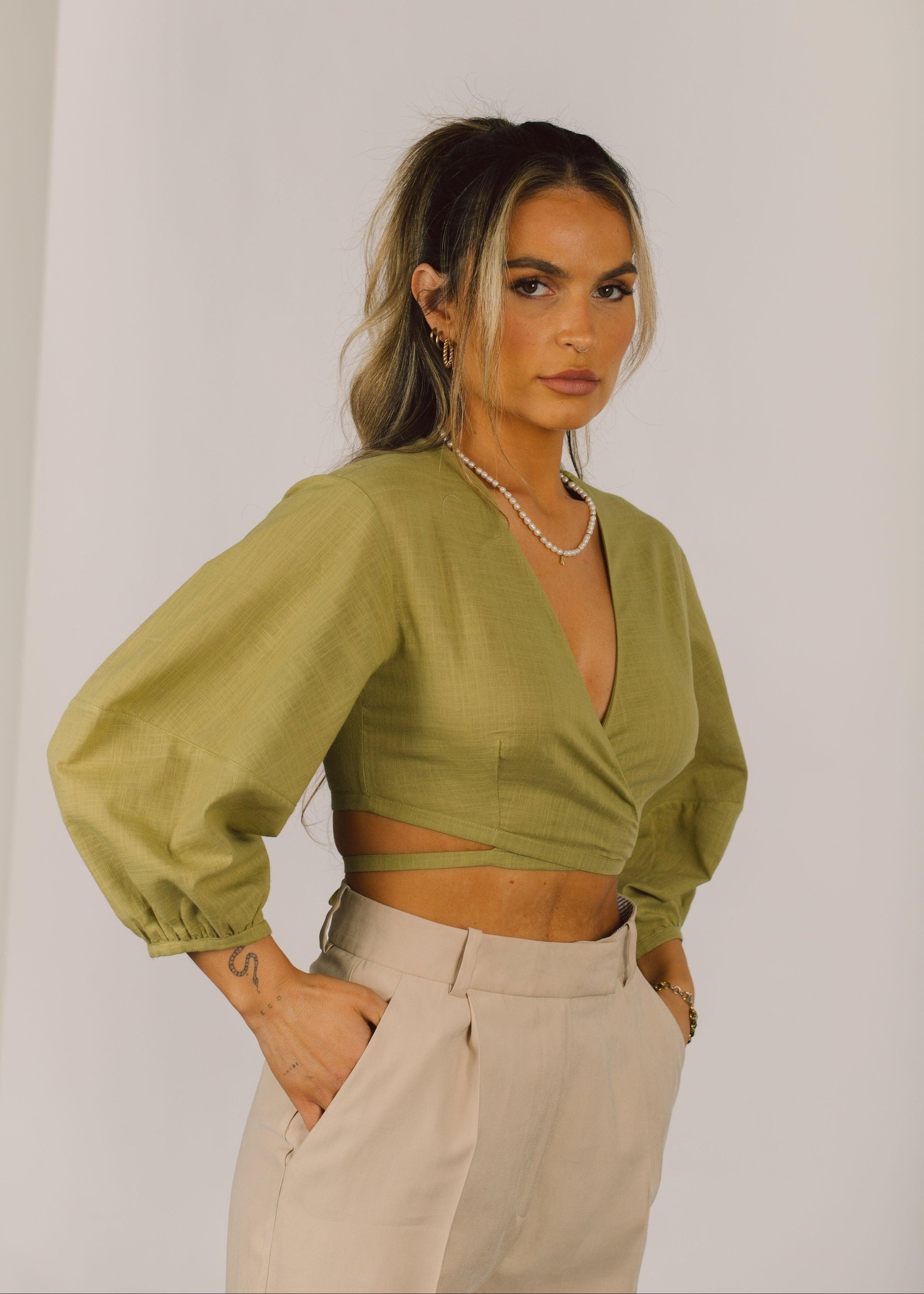 Ivy Top - Green - GUAJA.